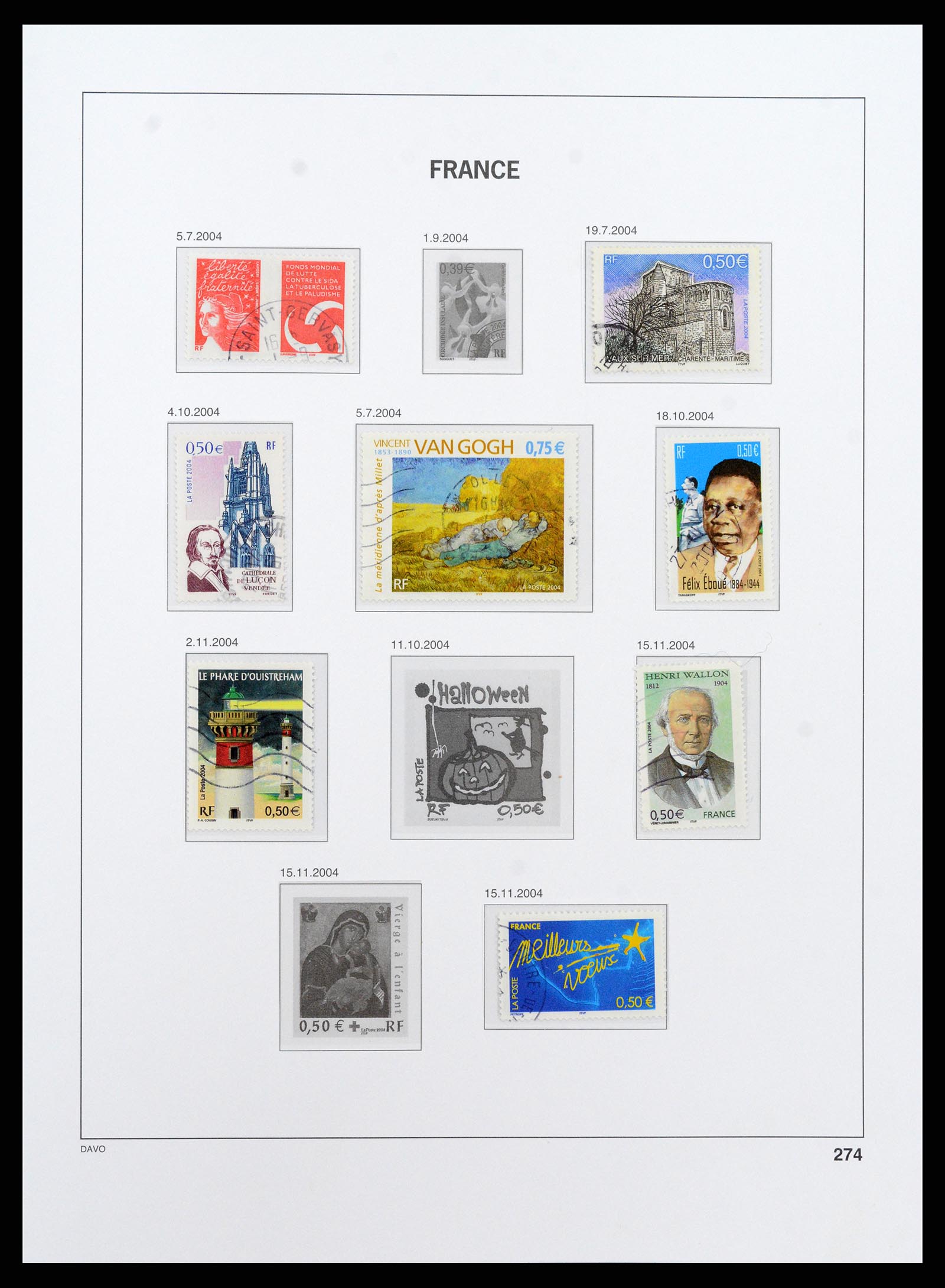 37415 423 - Postzegelverzameling 37415 Frankrijk 1849-2005.