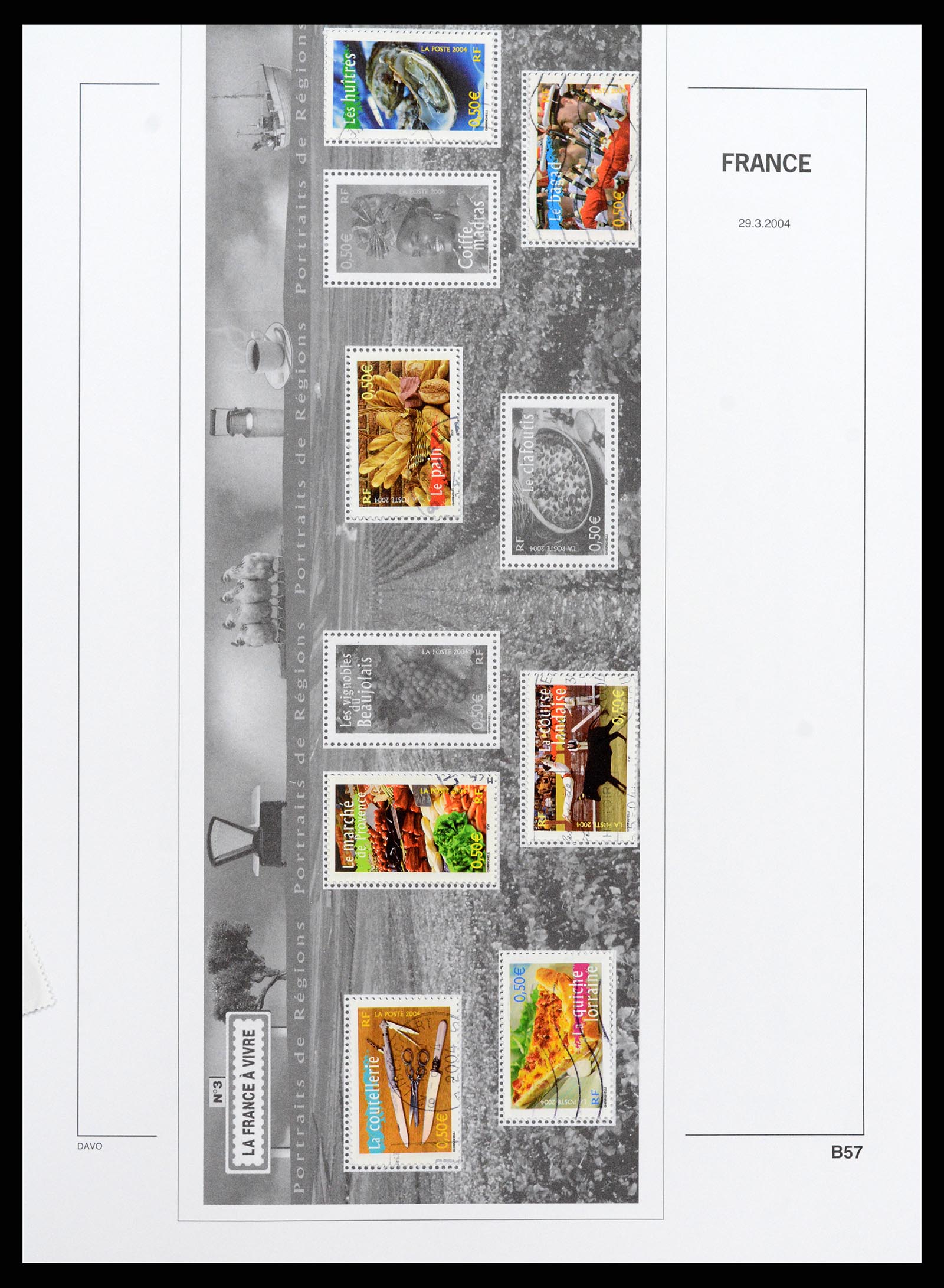 37415 425 - Postzegelverzameling 37415 Frankrijk 1849-2005.