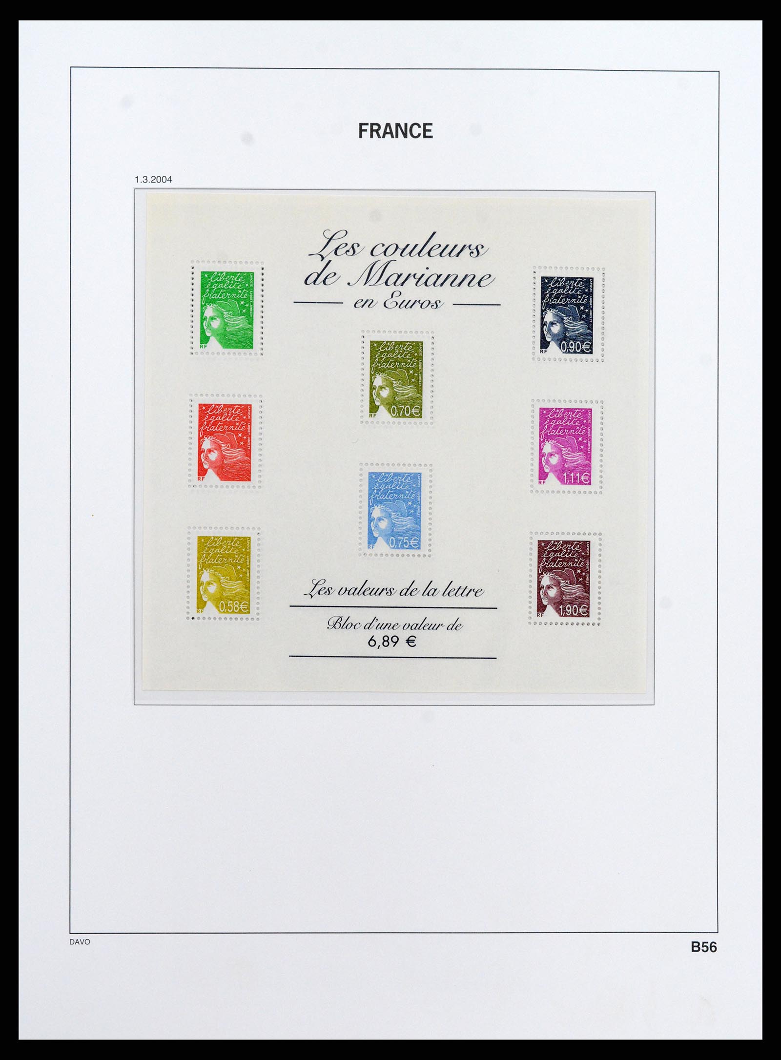 37415 430 - Postzegelverzameling 37415 Frankrijk 1849-2005.
