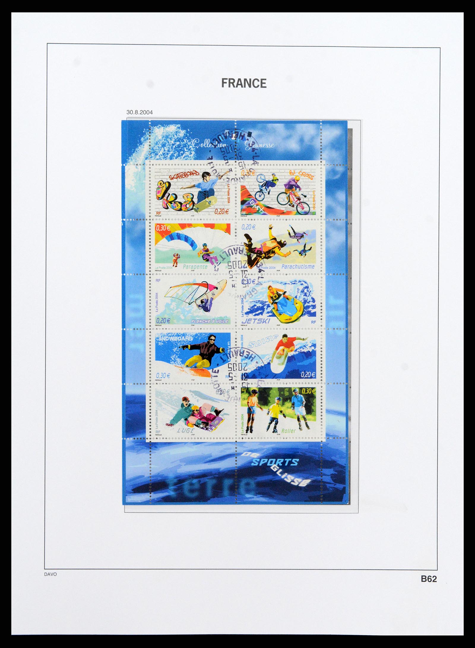 37415 433 - Postzegelverzameling 37415 Frankrijk 1849-2005.