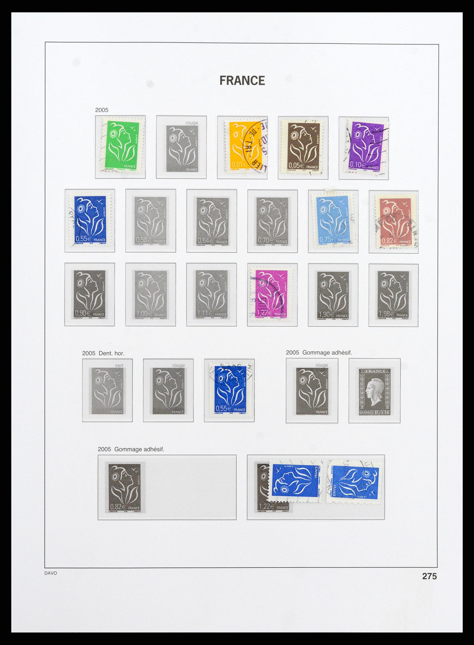 37415 437 - Postzegelverzameling 37415 Frankrijk 1849-2005.