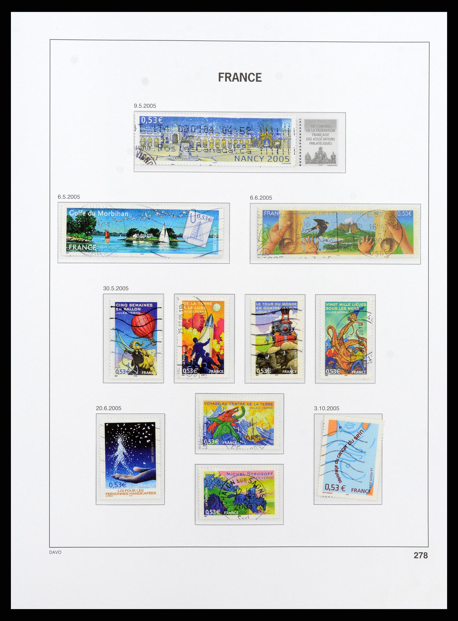 37415 440 - Postzegelverzameling 37415 Frankrijk 1849-2005.