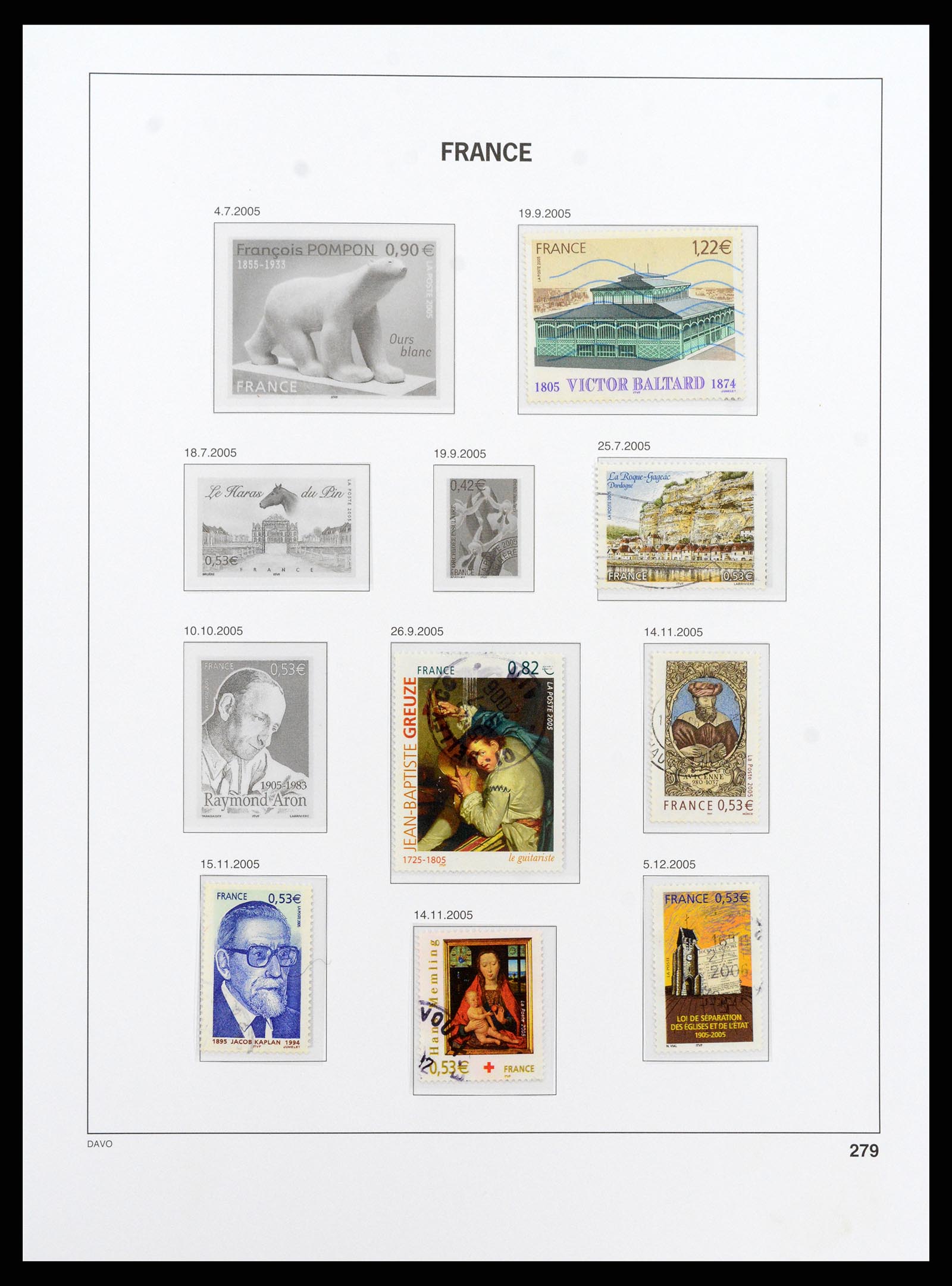 37415 442 - Postzegelverzameling 37415 Frankrijk 1849-2005.