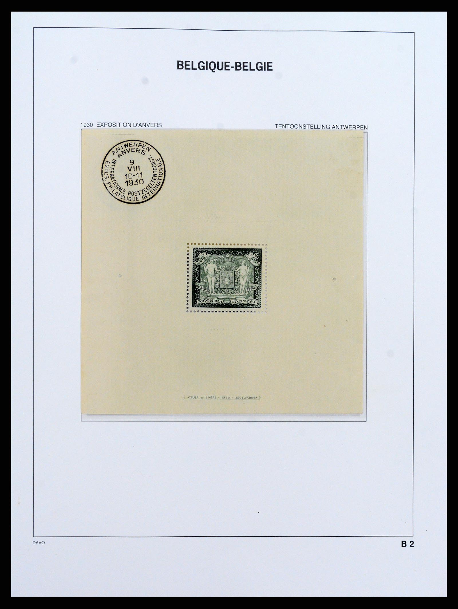 37416 002 - Postzegelverzameling 37416 België blokken 1924-2006.