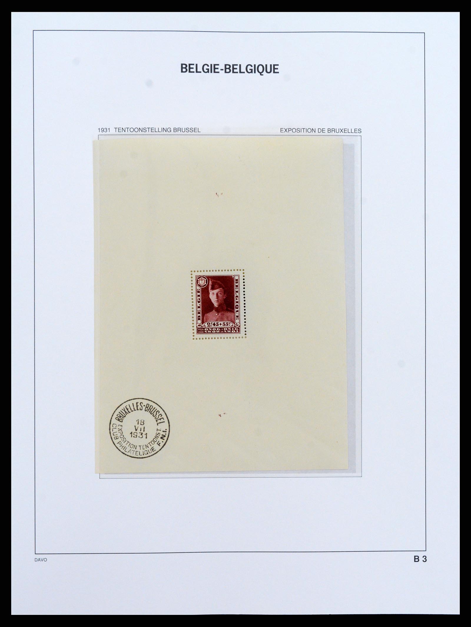 37416 003 - Postzegelverzameling 37416 België blokken 1924-2006.