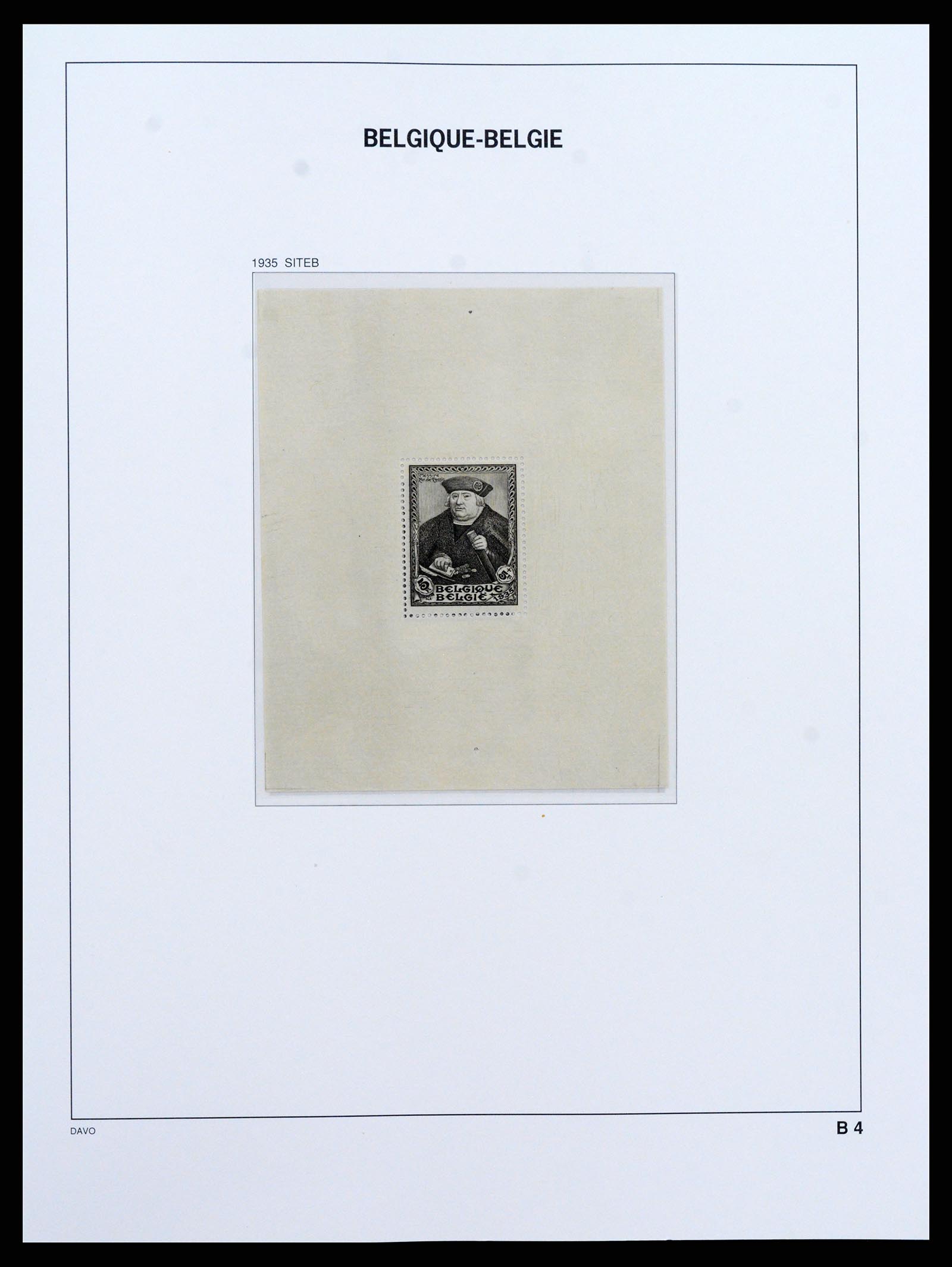 37416 004 - Postzegelverzameling 37416 België blokken 1924-2006.