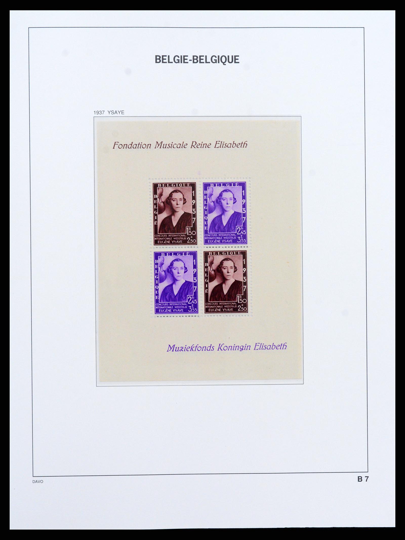 37416 007 - Postzegelverzameling 37416 België blokken 1924-2006.