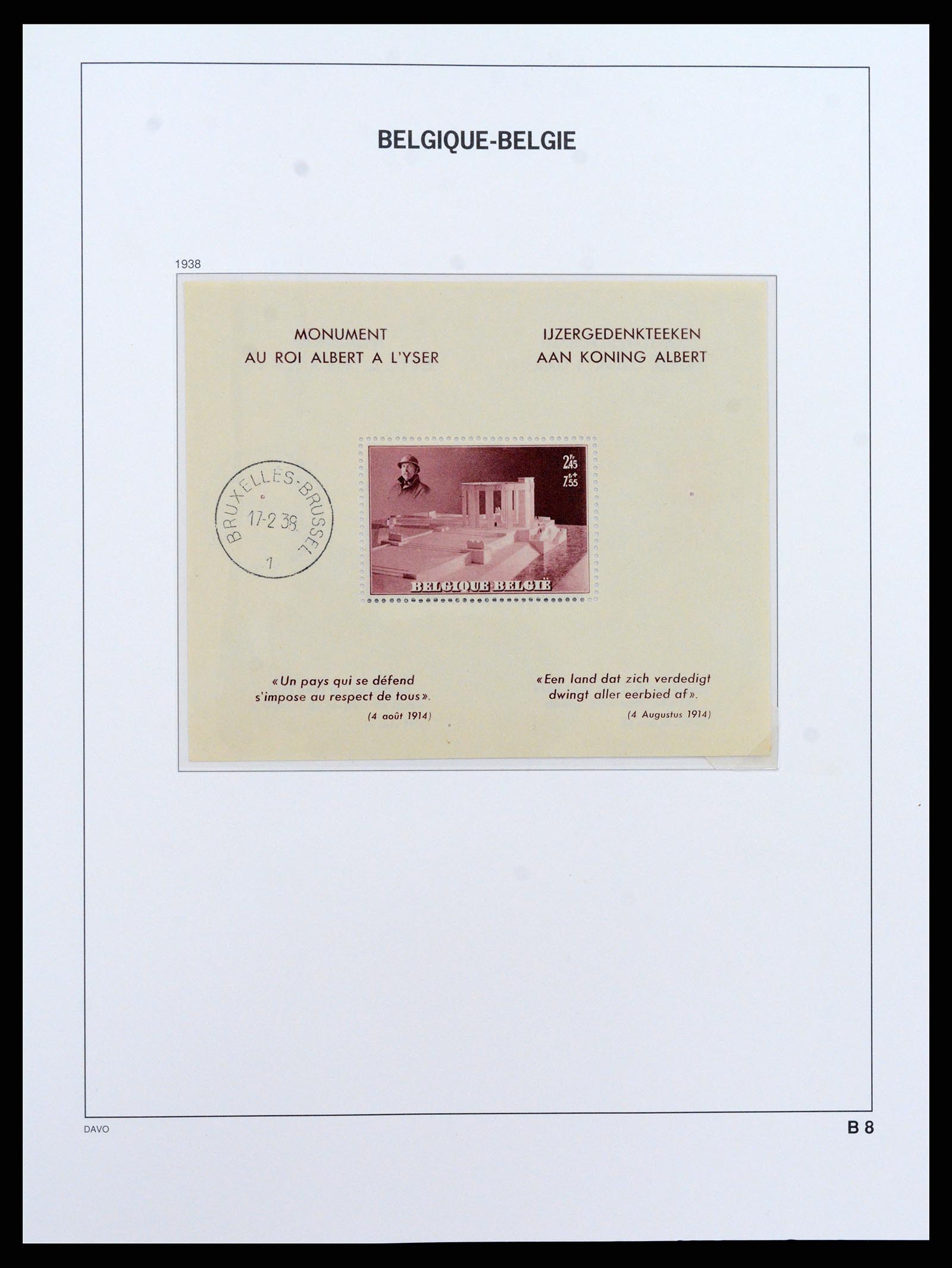 37416 008 - Postzegelverzameling 37416 België blokken 1924-2006.