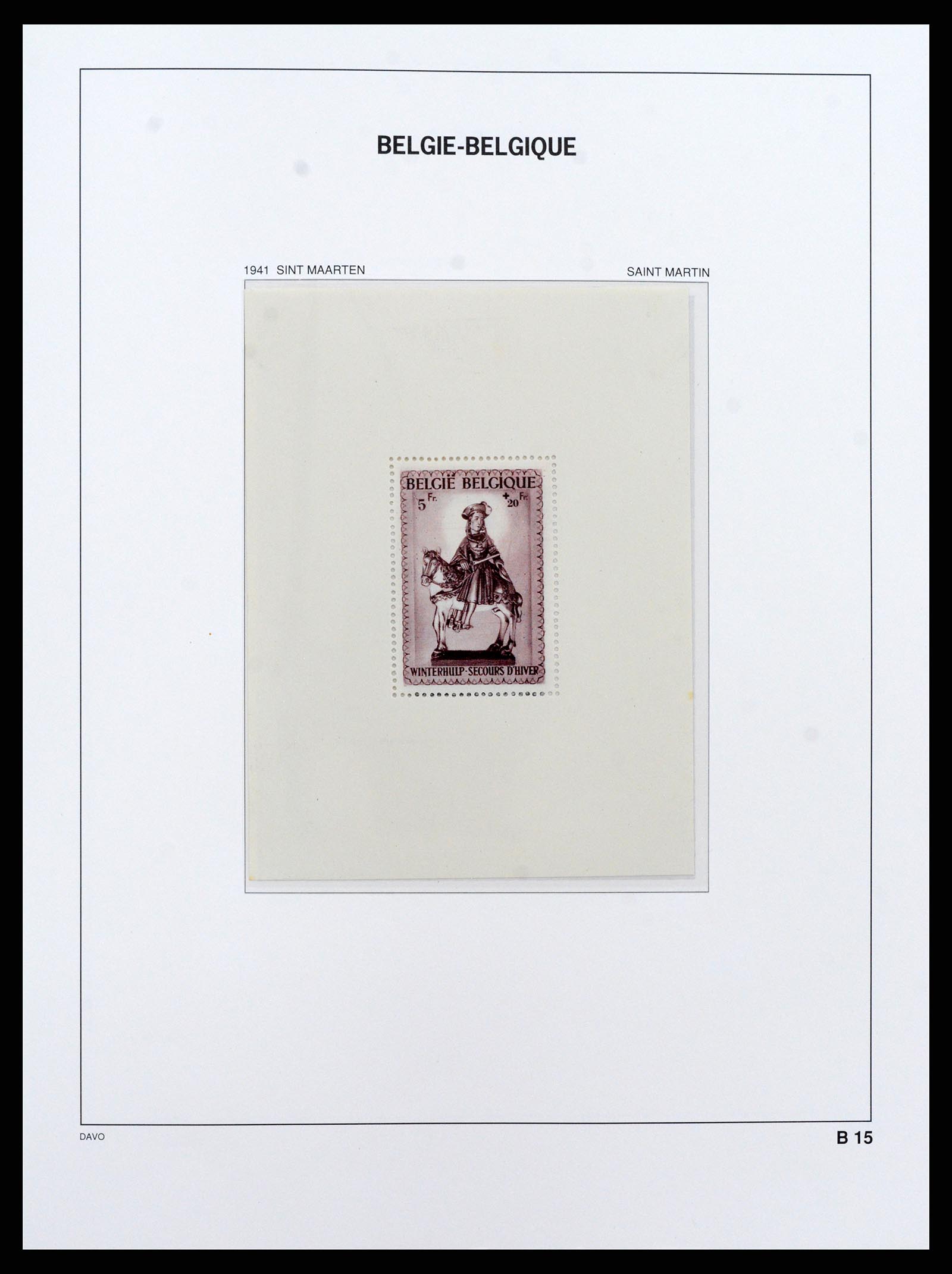 37416 016 - Postzegelverzameling 37416 België blokken 1924-2006.