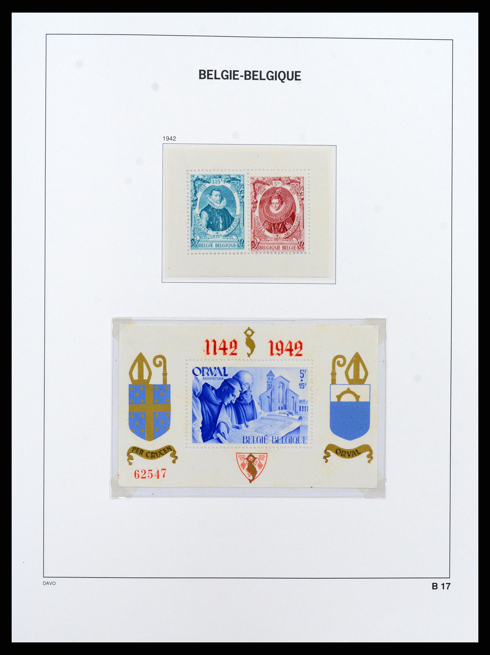 37416 018 - Stamp collection 37416 Belgium sheetlets 1924-2006.