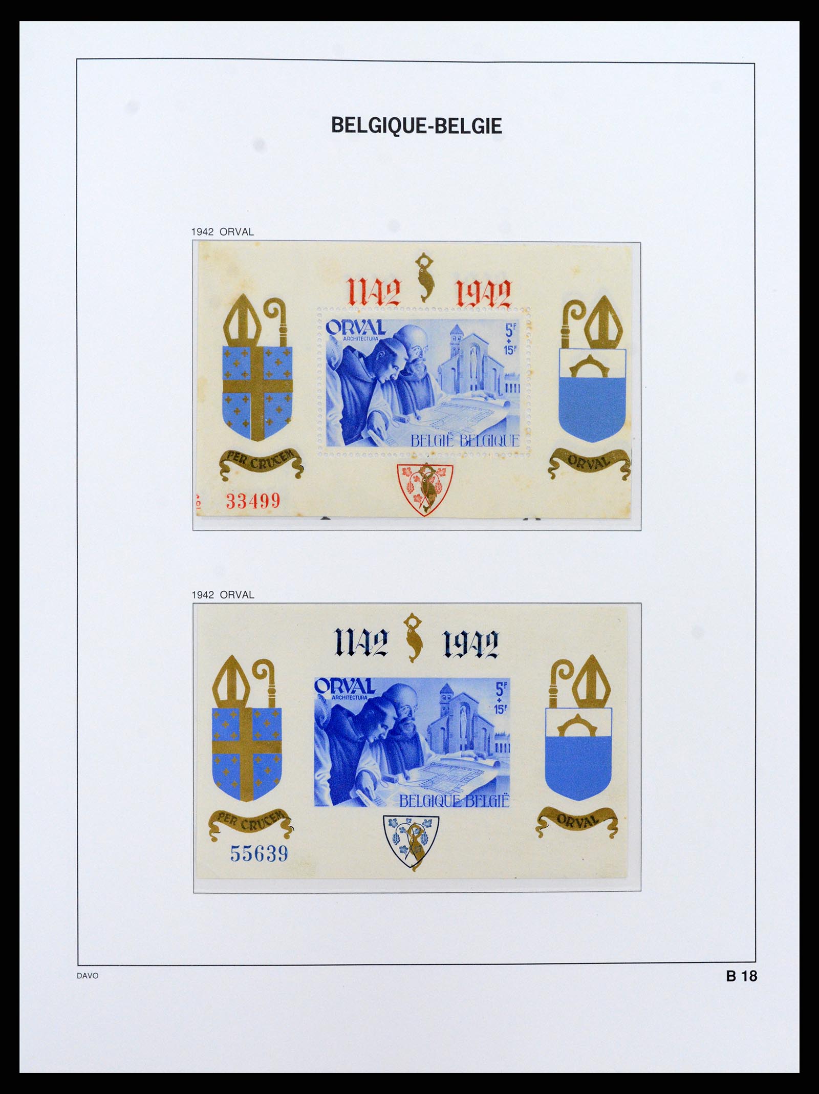 37416 019 - Postzegelverzameling 37416 België blokken 1924-2006.