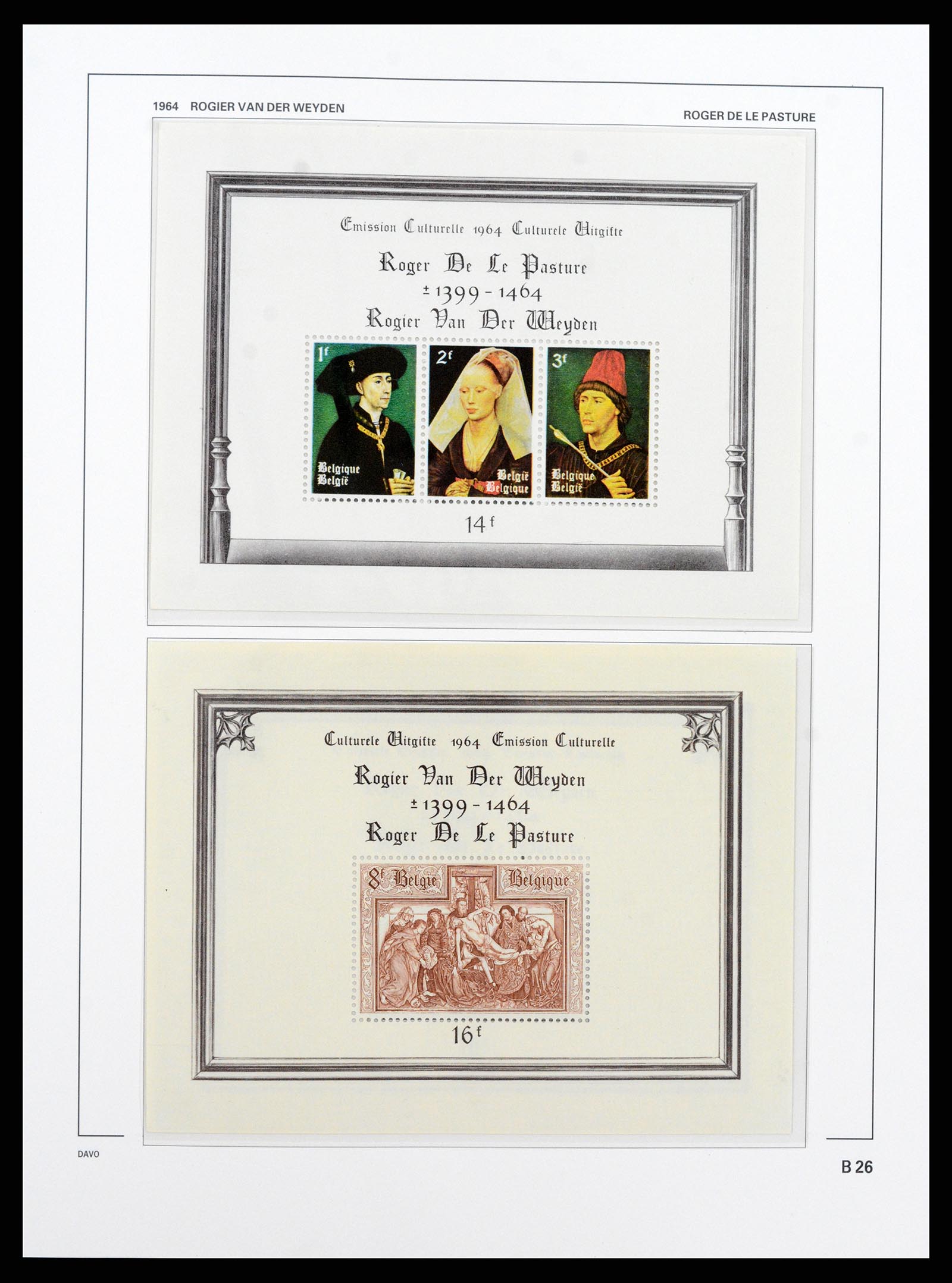 37416 027 - Postzegelverzameling 37416 België blokken 1924-2006.