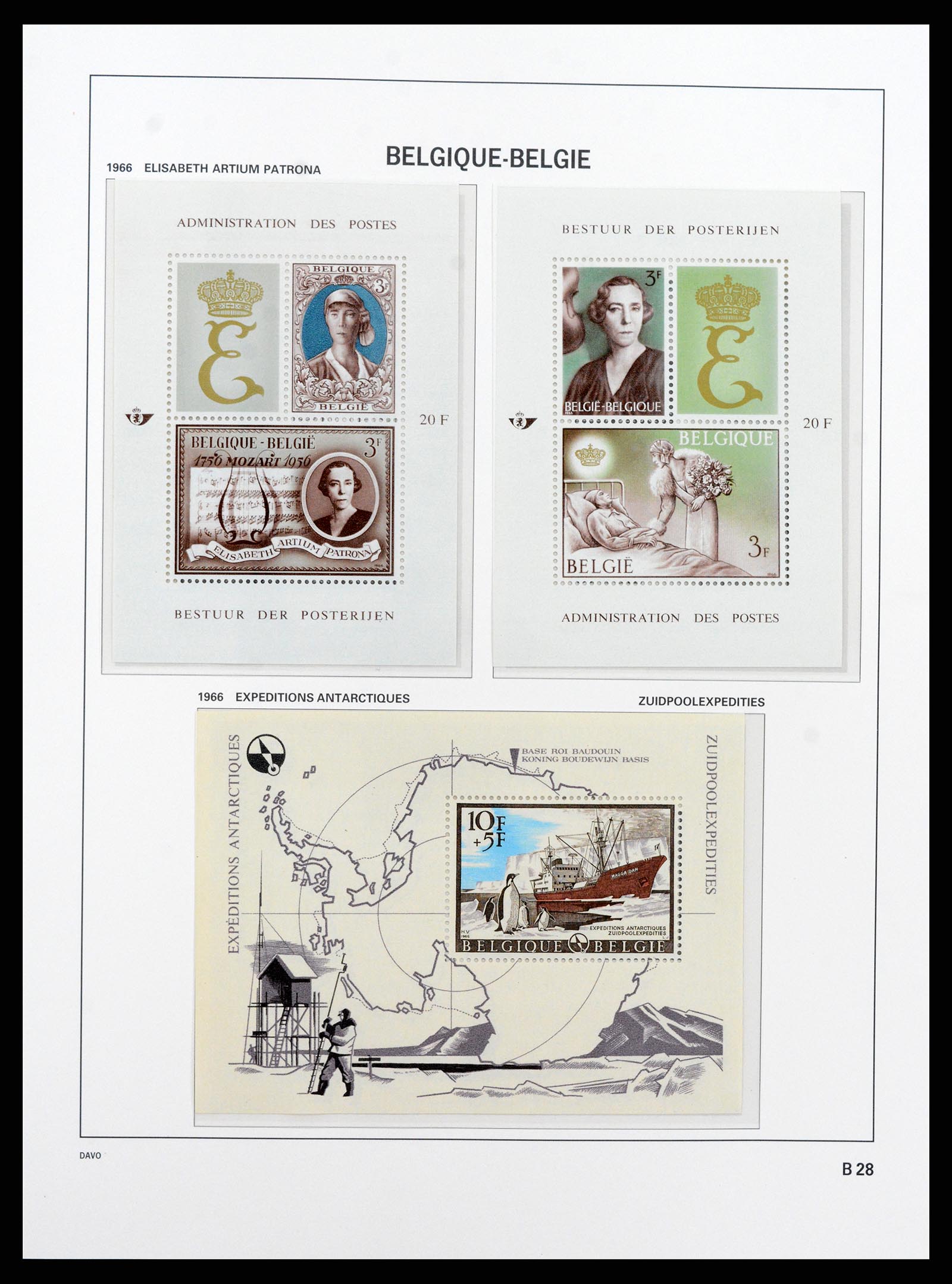 37416 029 - Postzegelverzameling 37416 België blokken 1924-2006.