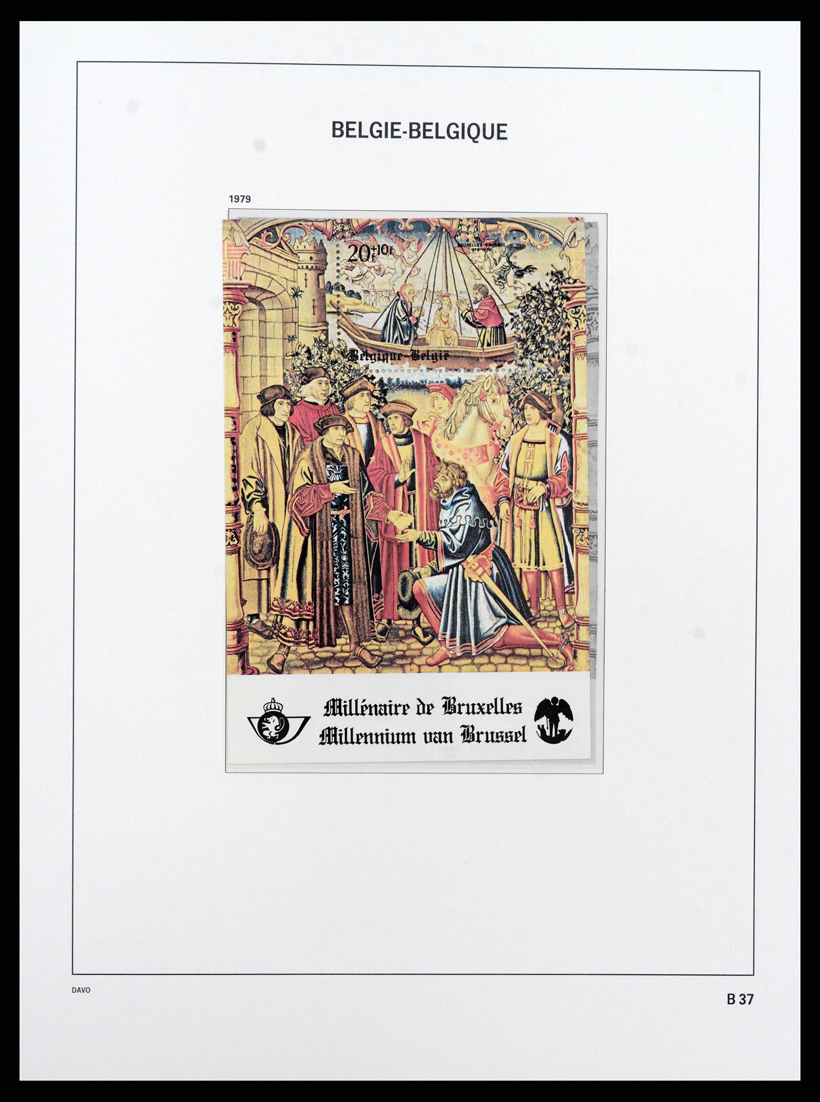 37416 038 - Postzegelverzameling 37416 België blokken 1924-2006.