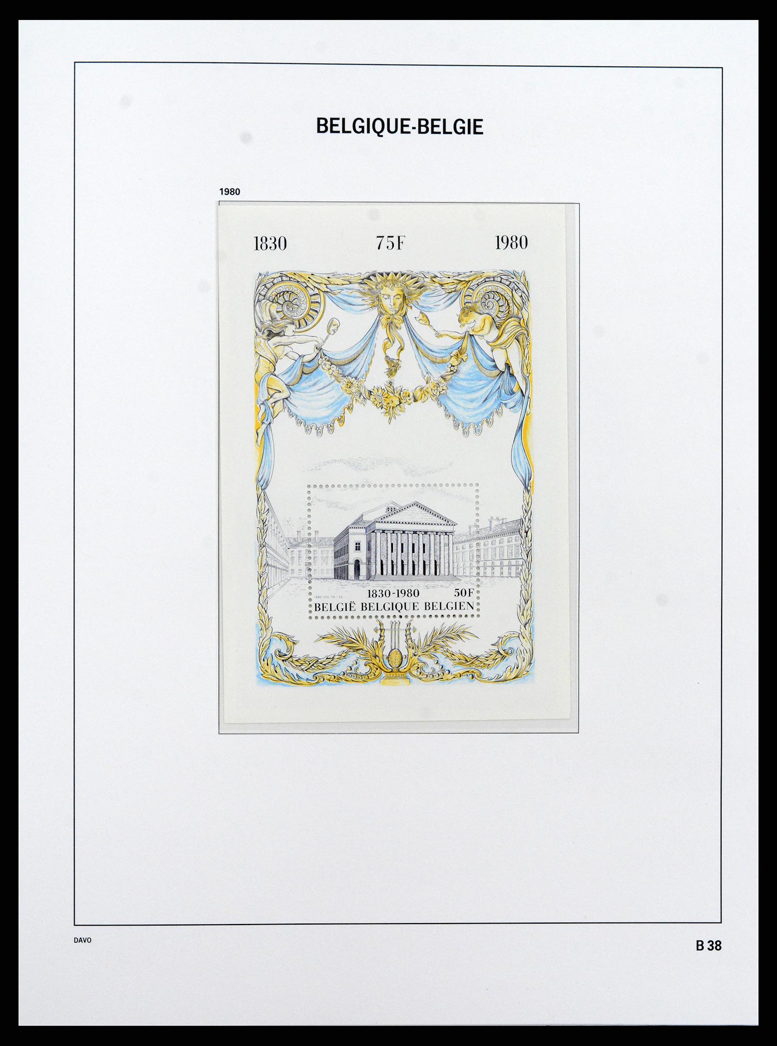 37416 039 - Postzegelverzameling 37416 België blokken 1924-2006.