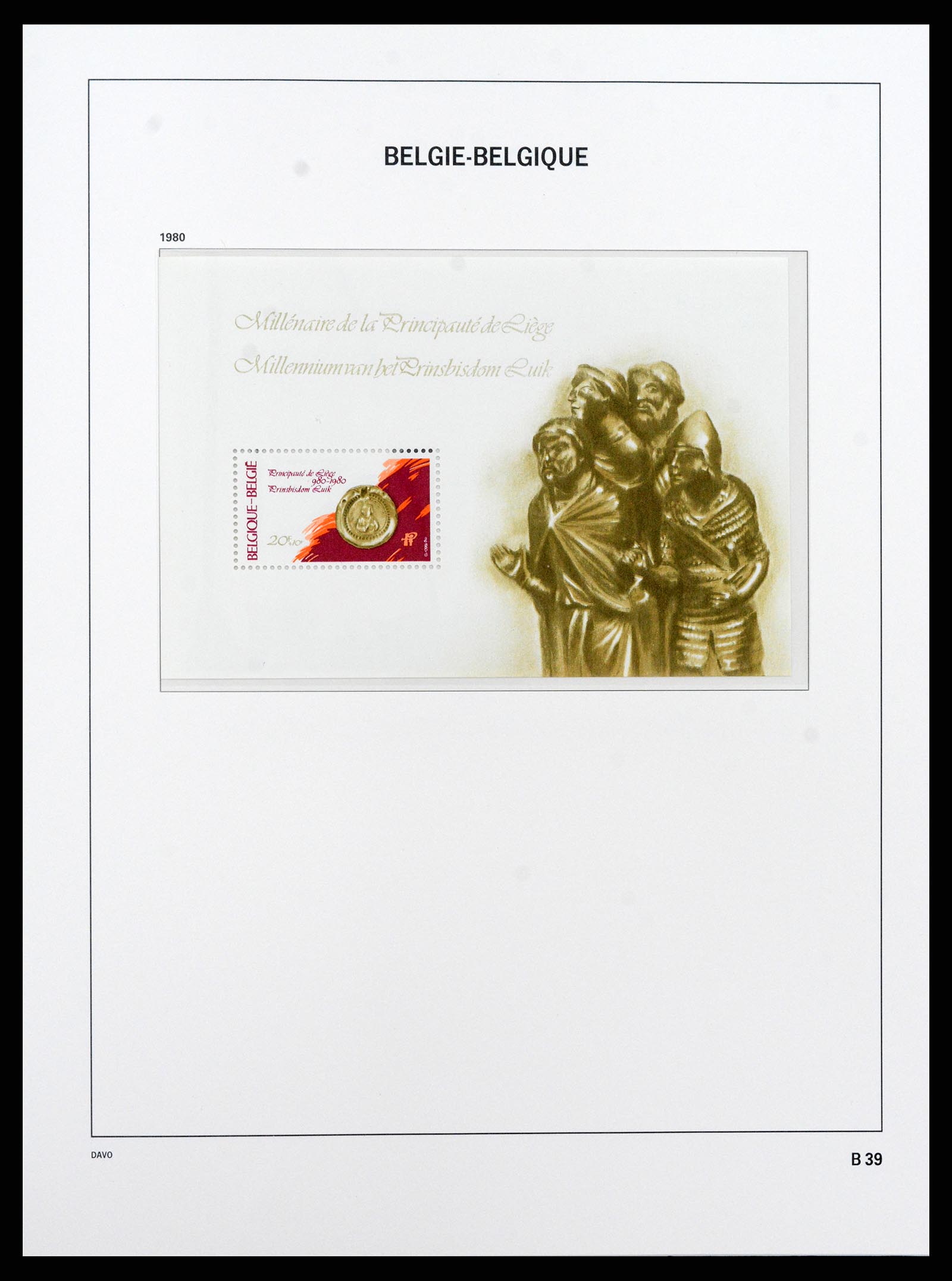37416 040 - Postzegelverzameling 37416 België blokken 1924-2006.