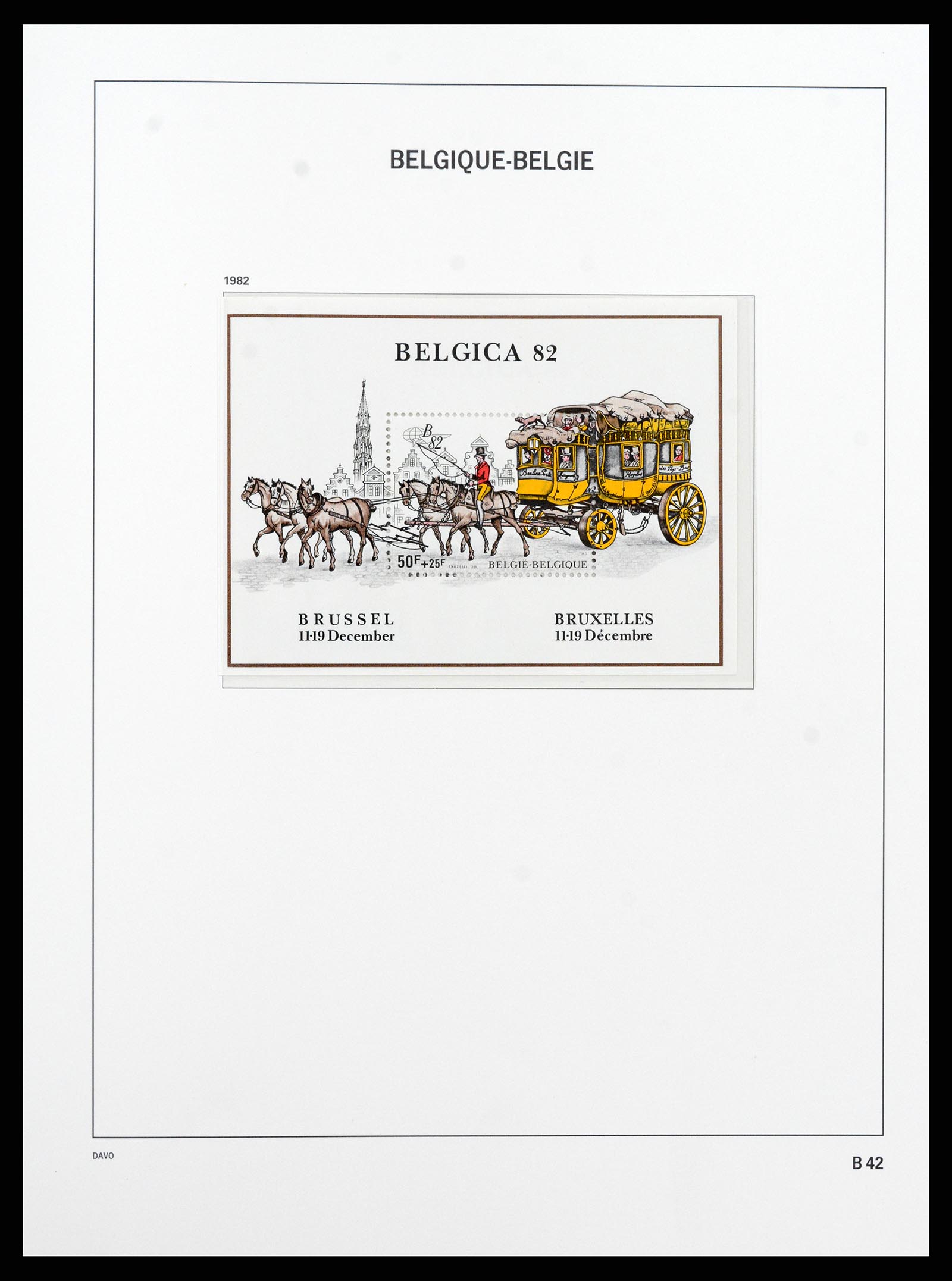 37416 043 - Postzegelverzameling 37416 België blokken 1924-2006.
