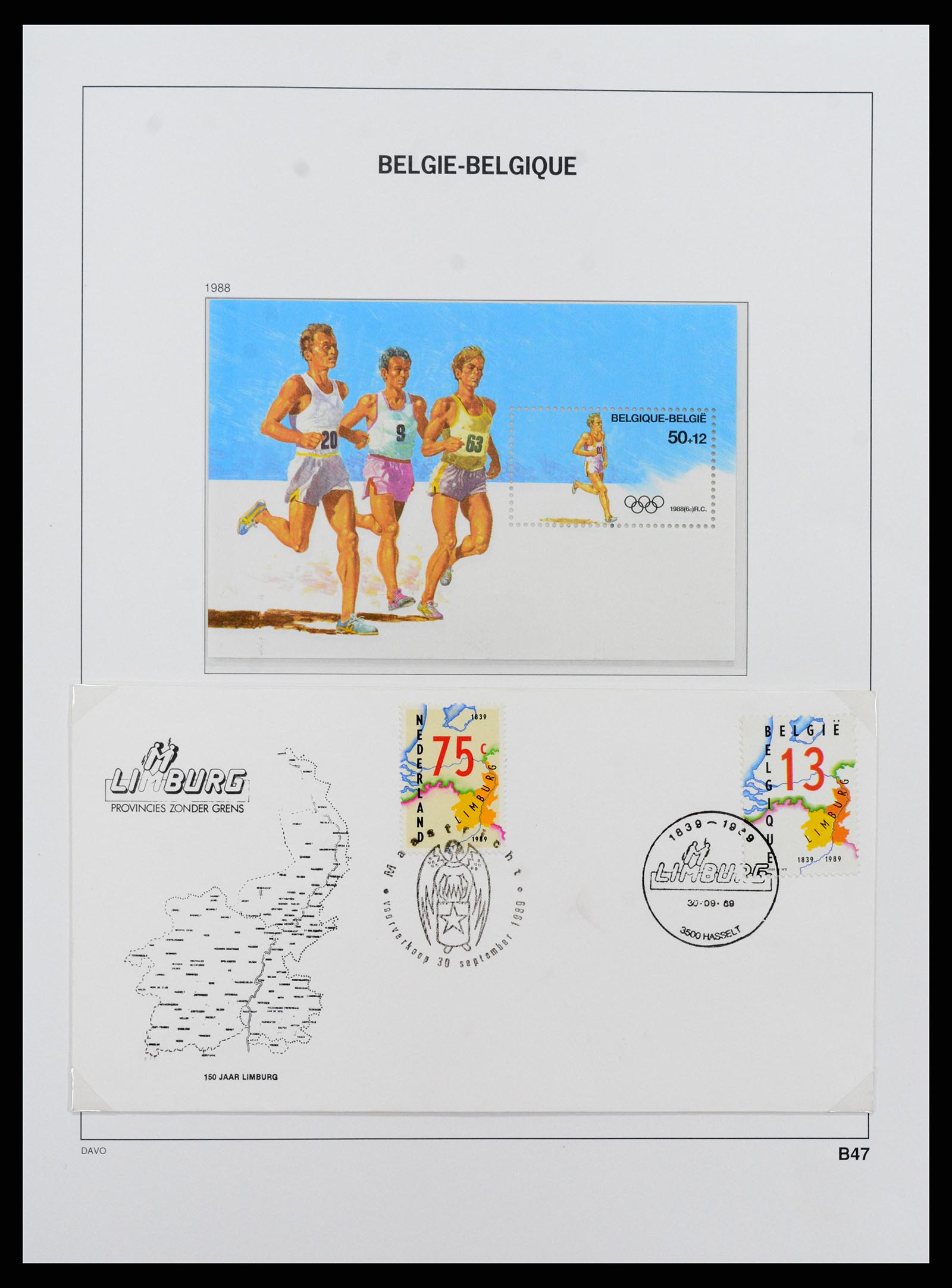37416 048 - Postzegelverzameling 37416 België blokken 1924-2006.