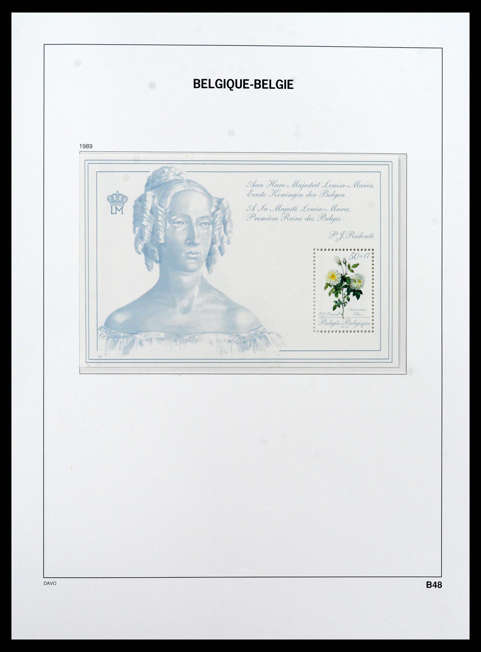 37416 049 - Postzegelverzameling 37416 België blokken 1924-2006.