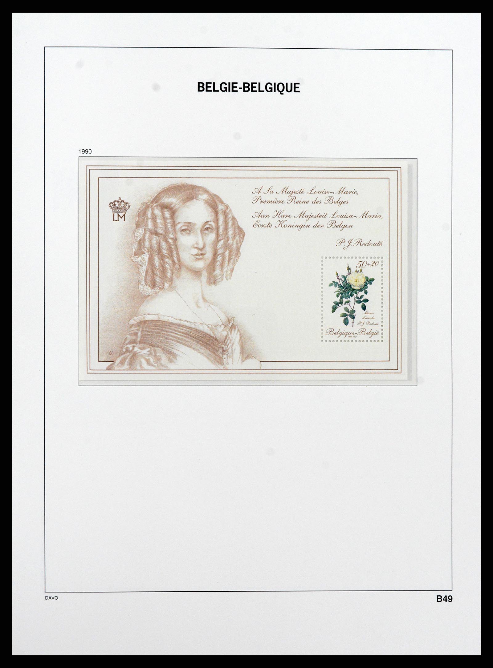 37416 050 - Postzegelverzameling 37416 België blokken 1924-2006.