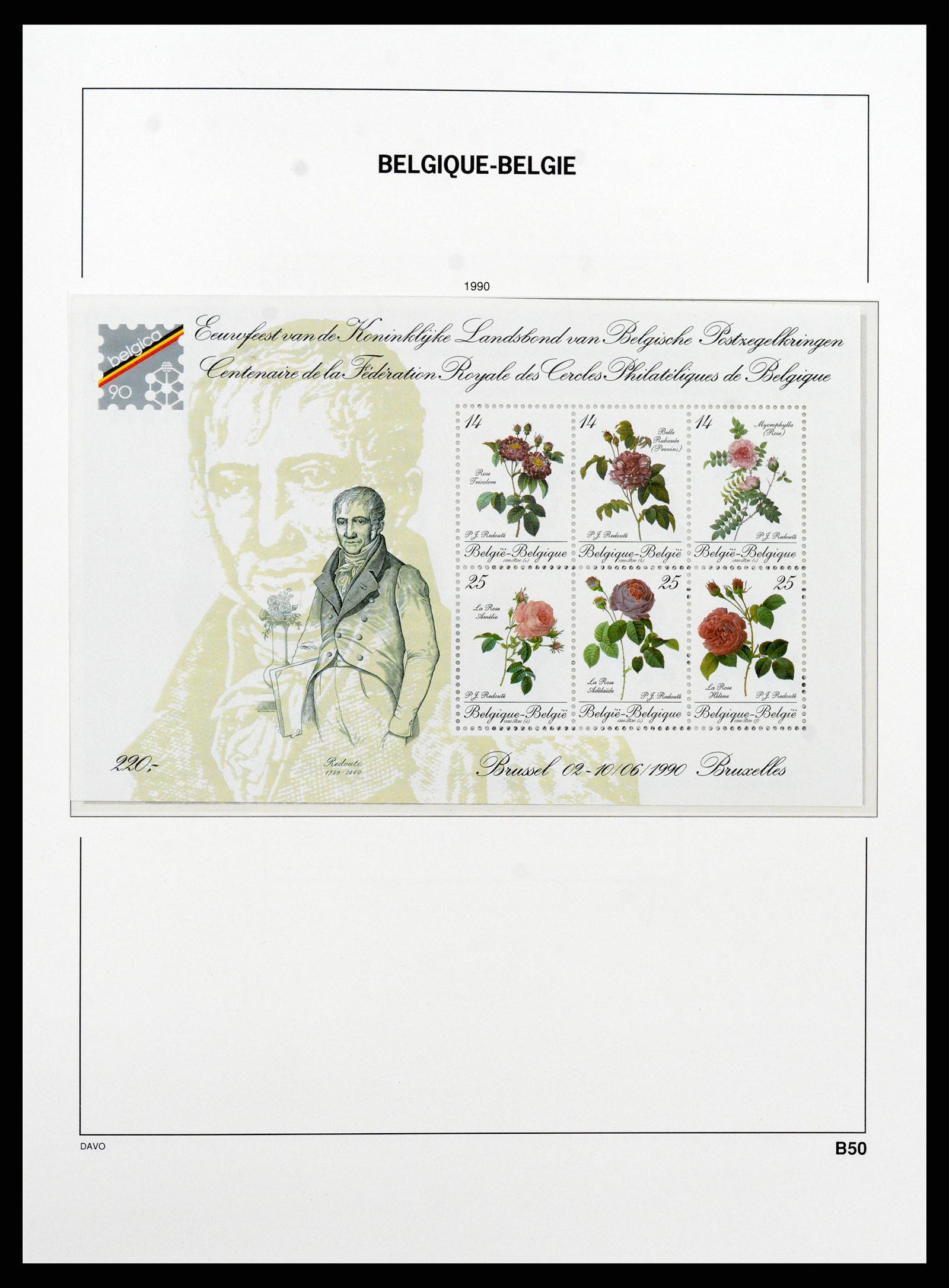 37416 051 - Postzegelverzameling 37416 België blokken 1924-2006.