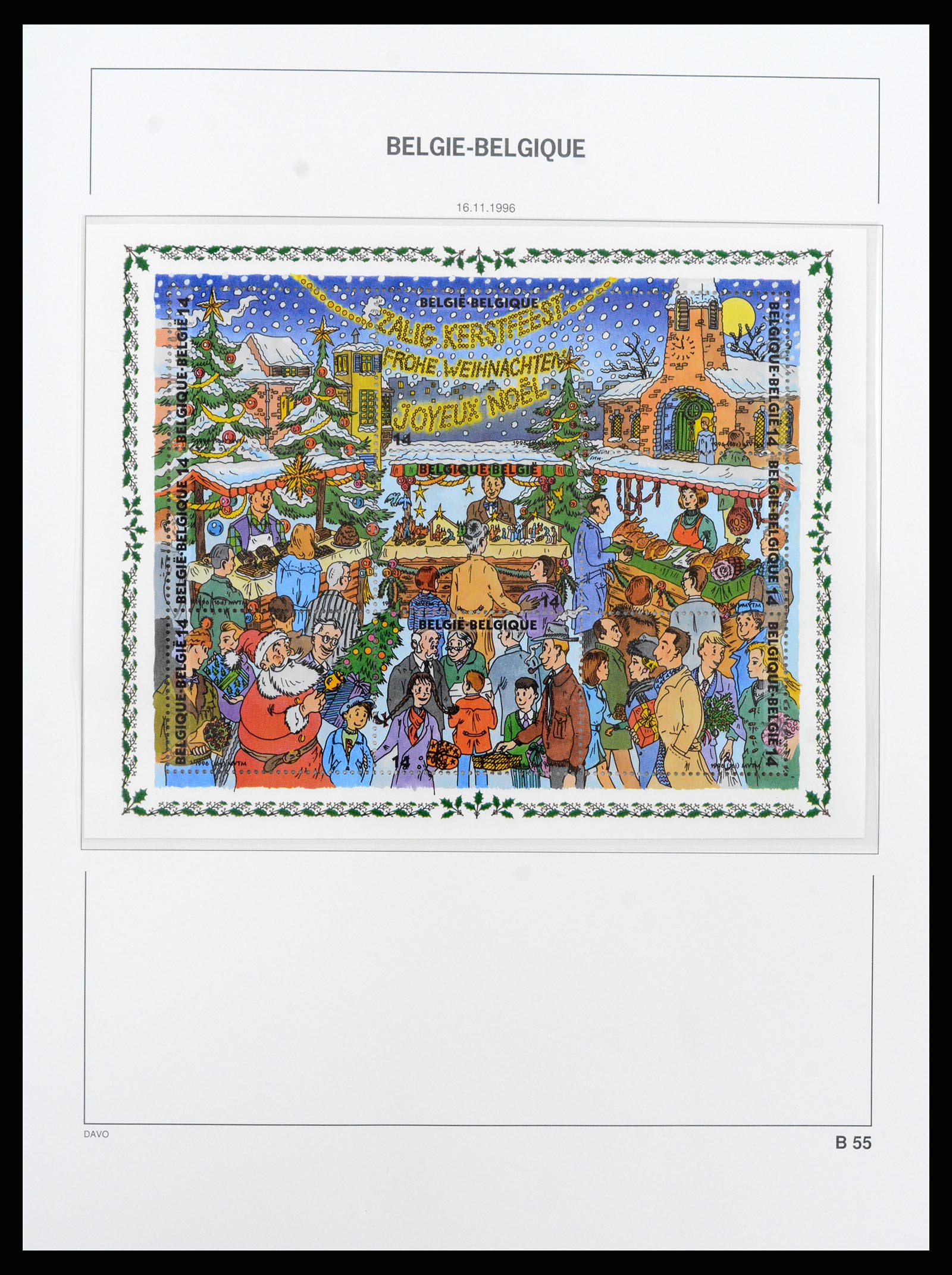 37416 056 - Postzegelverzameling 37416 België blokken 1924-2006.