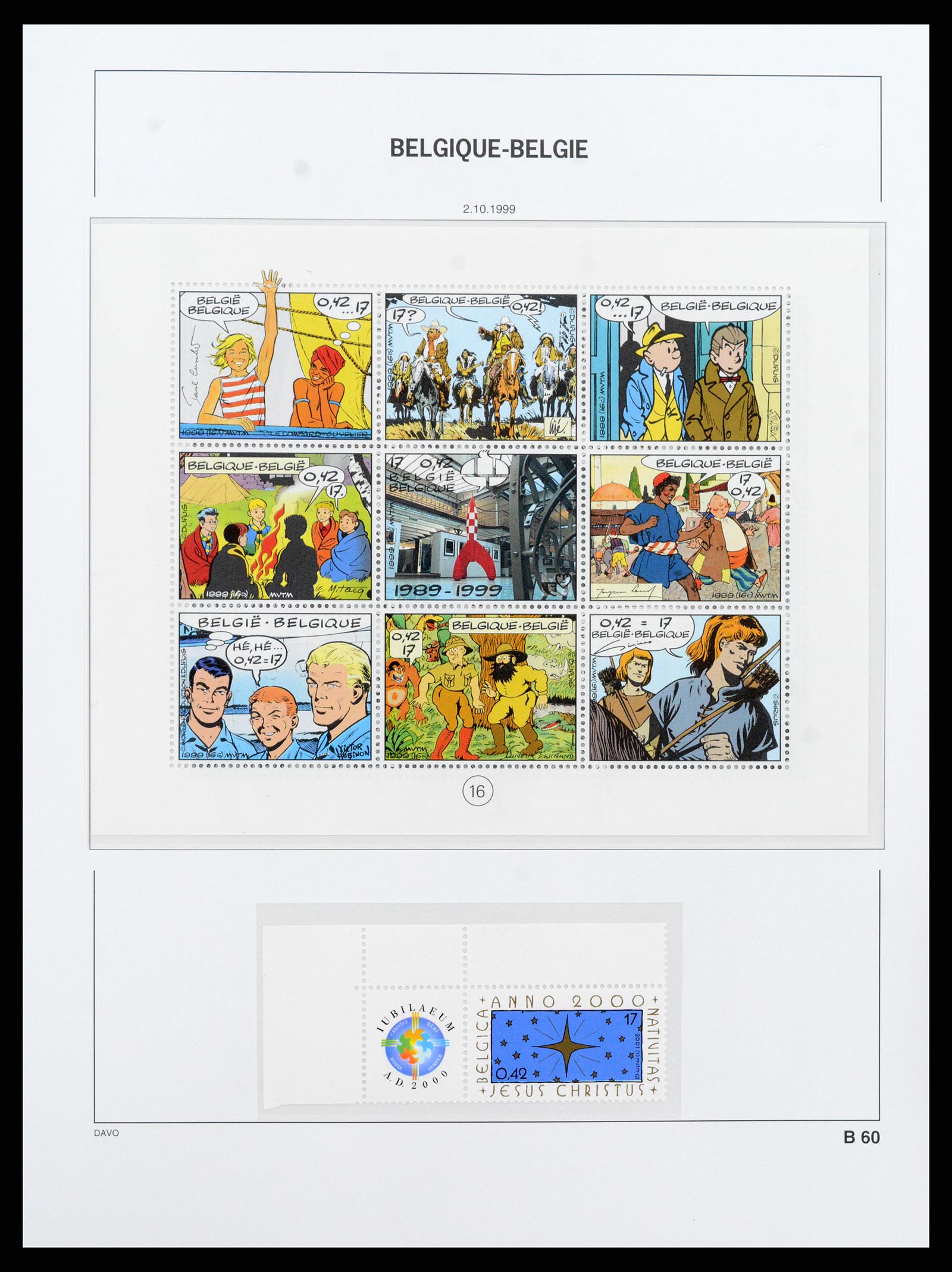 37416 061 - Postzegelverzameling 37416 België blokken 1924-2006.