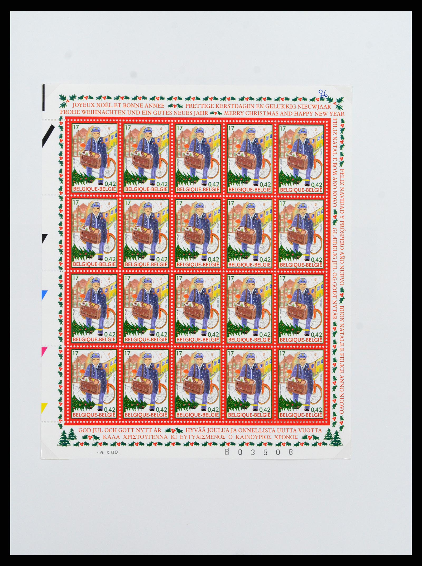 37416 068 - Postzegelverzameling 37416 België blokken 1924-2006.