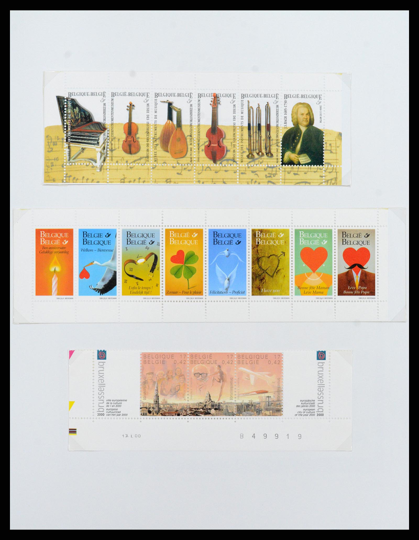 37416 069 - Postzegelverzameling 37416 België blokken 1924-2006.
