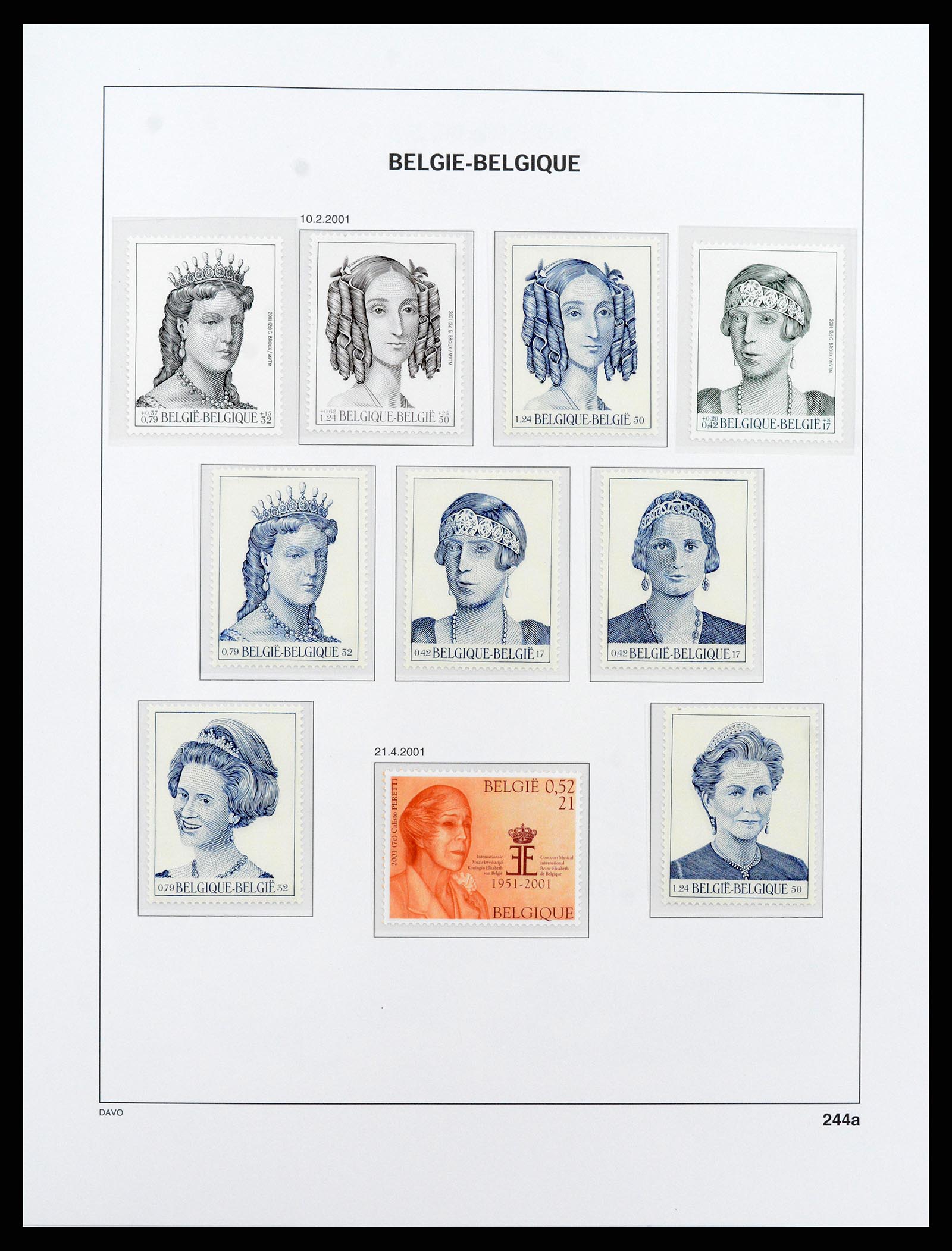 37416 072 - Postzegelverzameling 37416 België blokken 1924-2006.