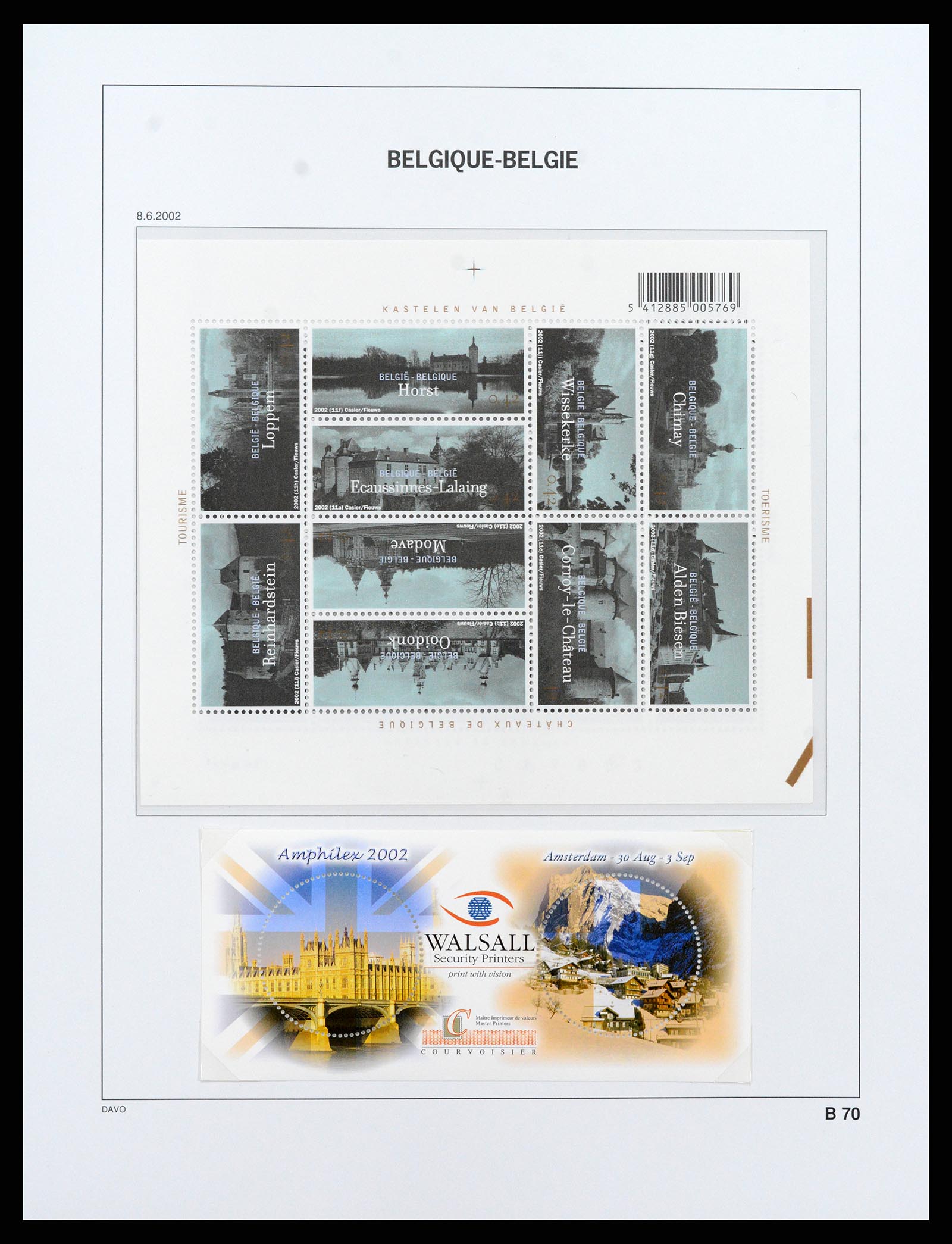 37416 076 - Postzegelverzameling 37416 België blokken 1924-2006.