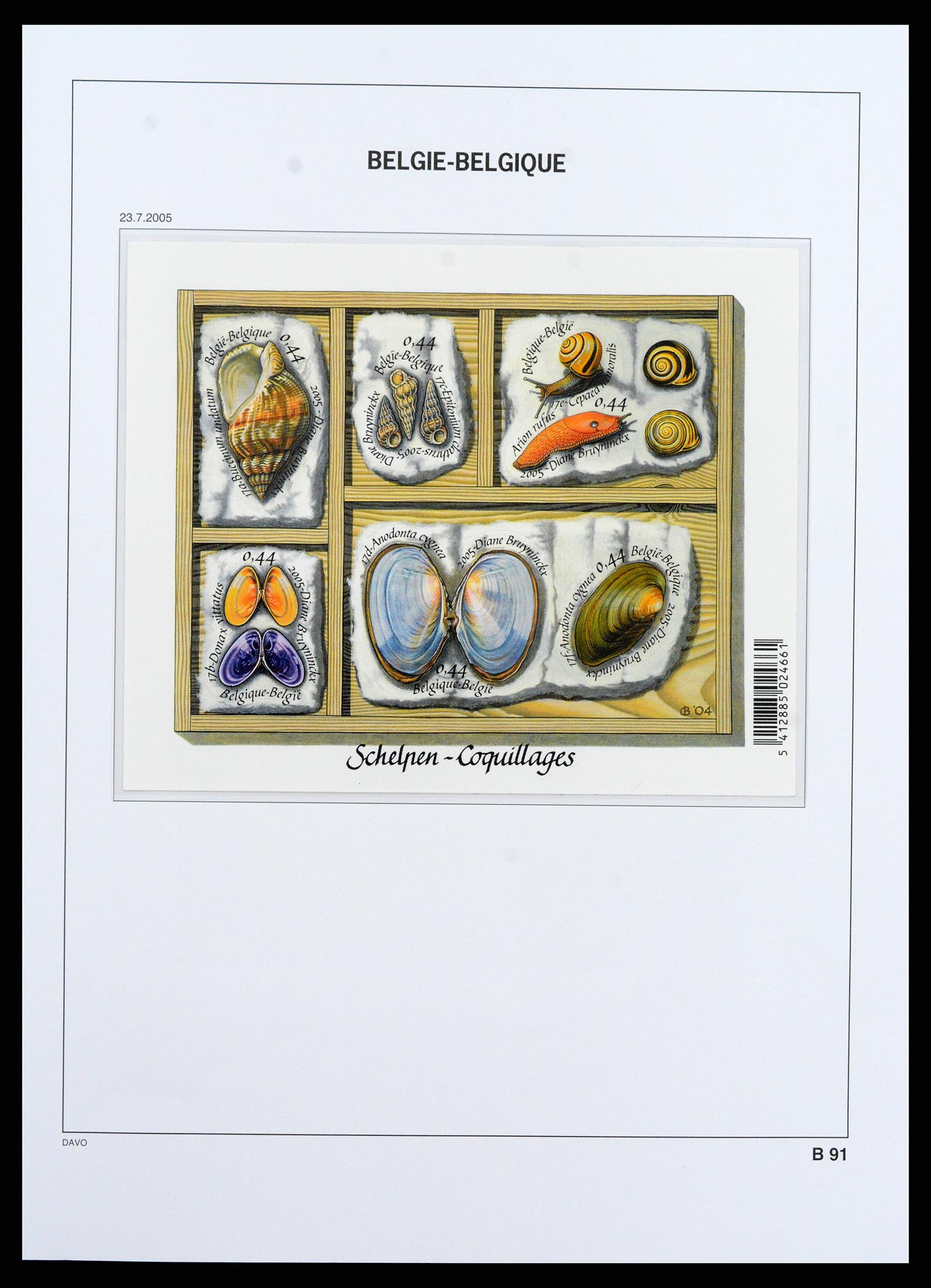 37416 098 - Postzegelverzameling 37416 België blokken 1924-2006.