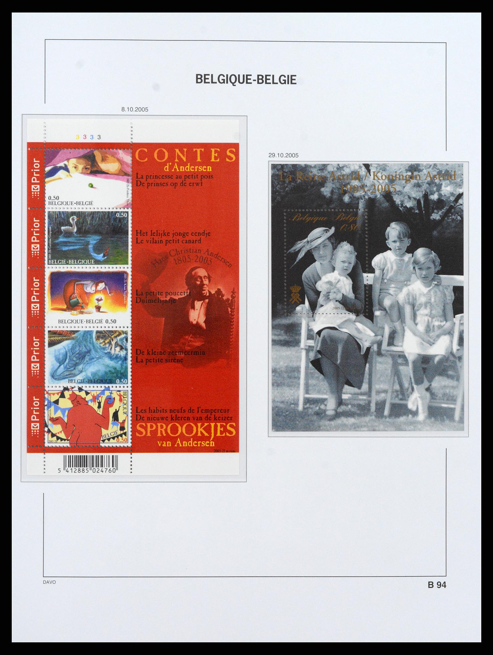 37416 101 - Postzegelverzameling 37416 België blokken 1924-2006.