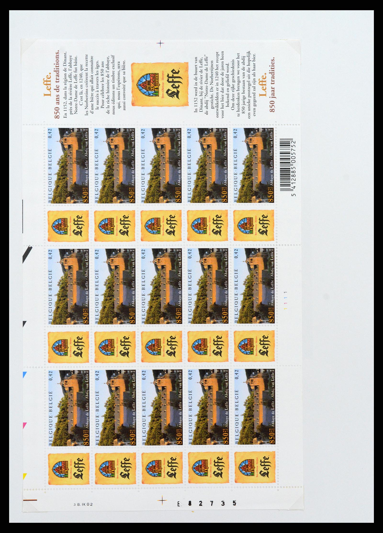 37416 113 - Postzegelverzameling 37416 België blokken 1924-2006.