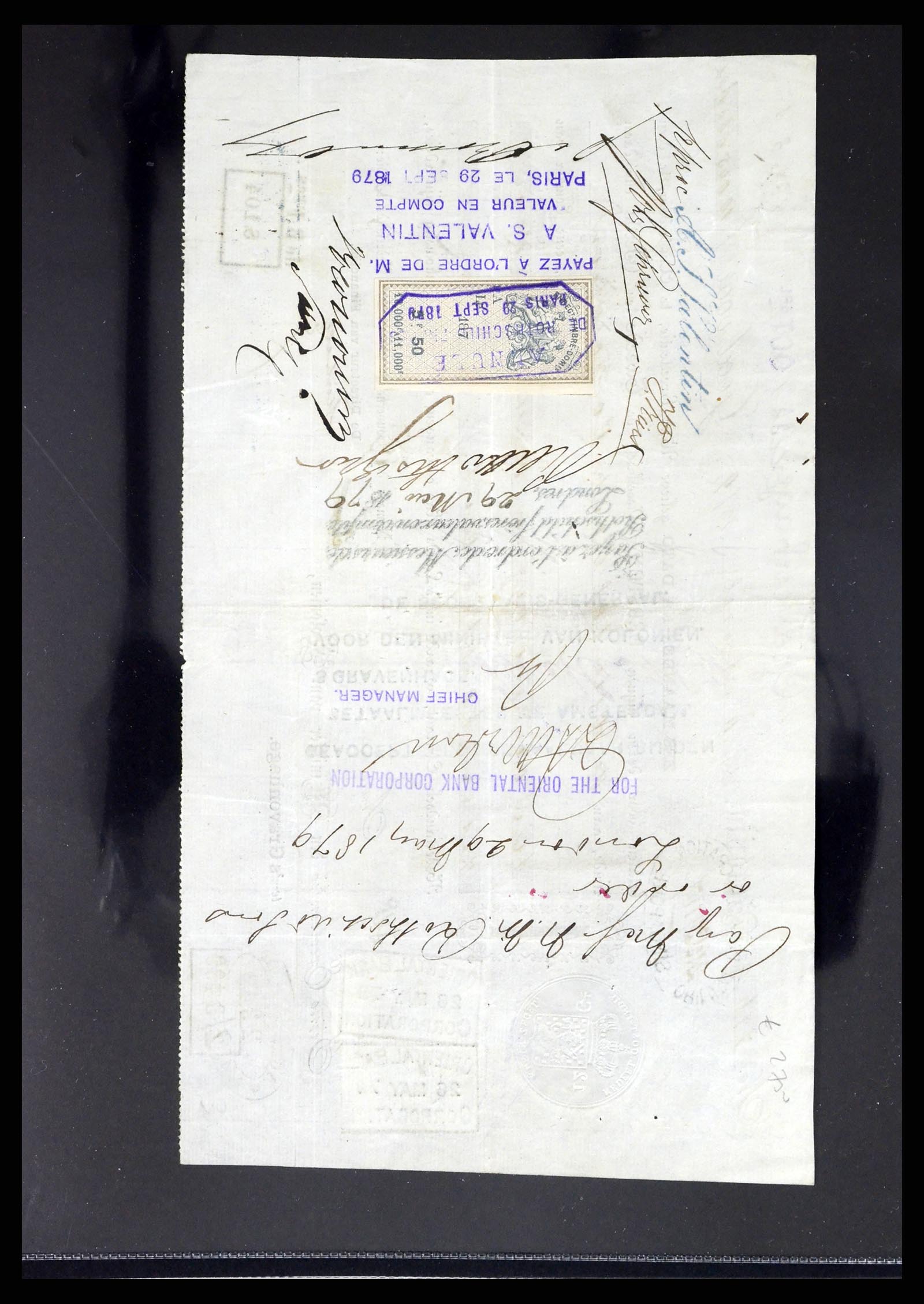 37417 012 - Postzegelverzameling 37417 Nederlands Indië fiscaal 1876-1949.