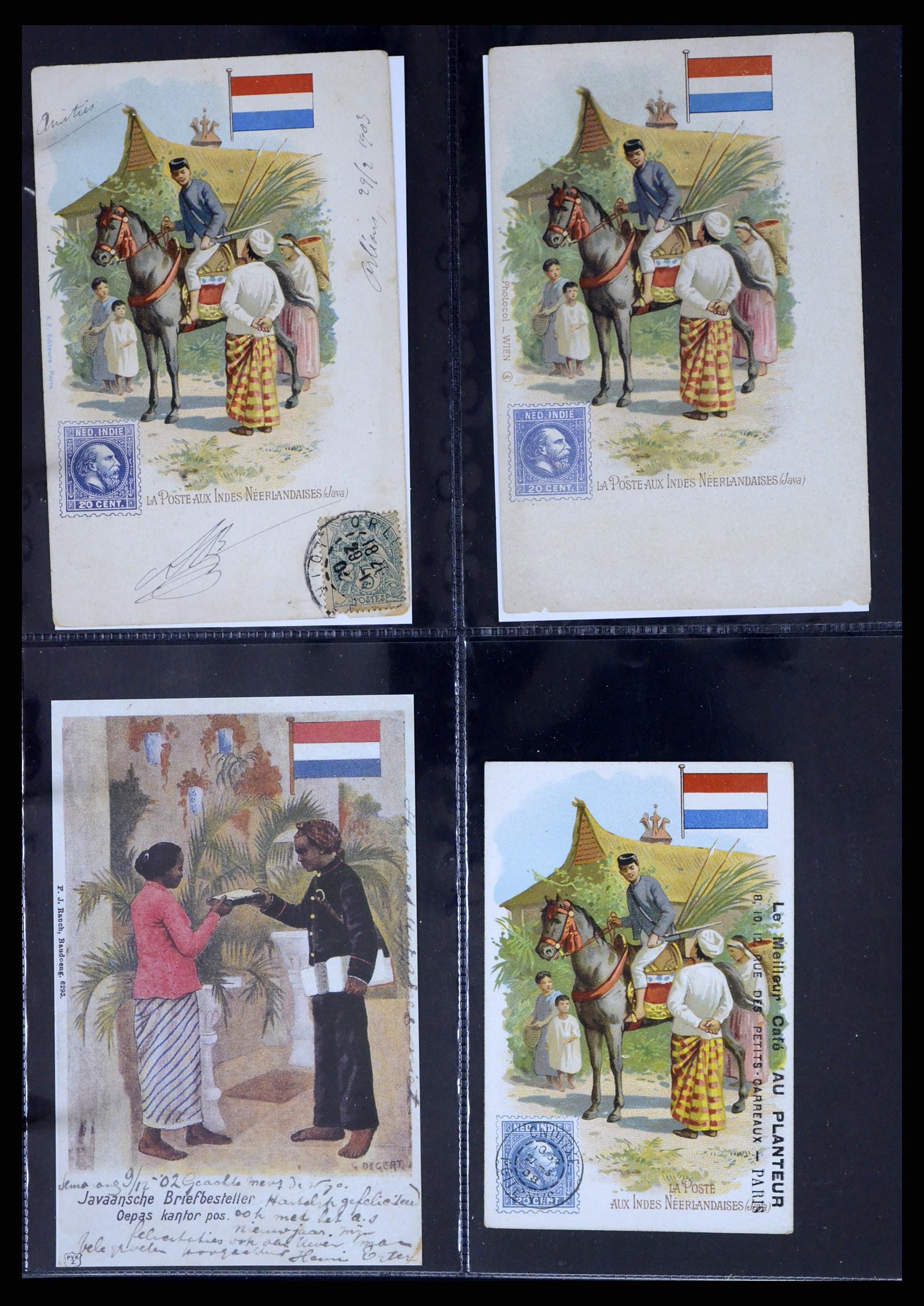 37417 108 - Stamp collection 37417 Dutch east Indies fiscal 1876-1949.