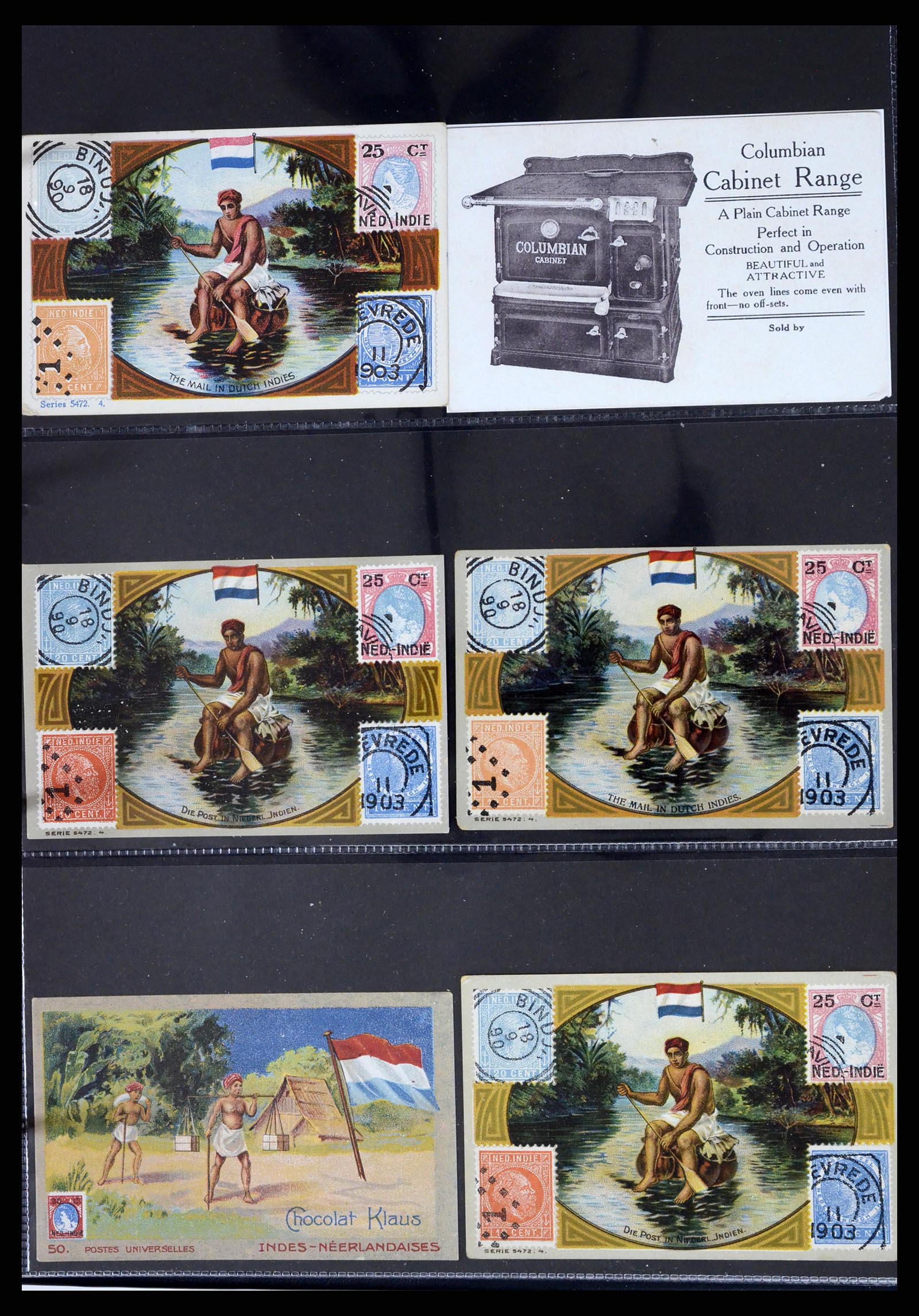 37417 110 - Stamp collection 37417 Dutch east Indies fiscal 1876-1949.