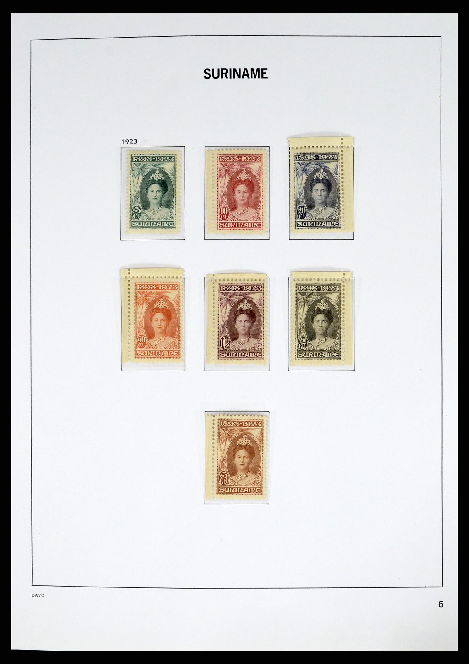 37421 006 - Postzegelverzameling 37421 Suriname 1873-1975.