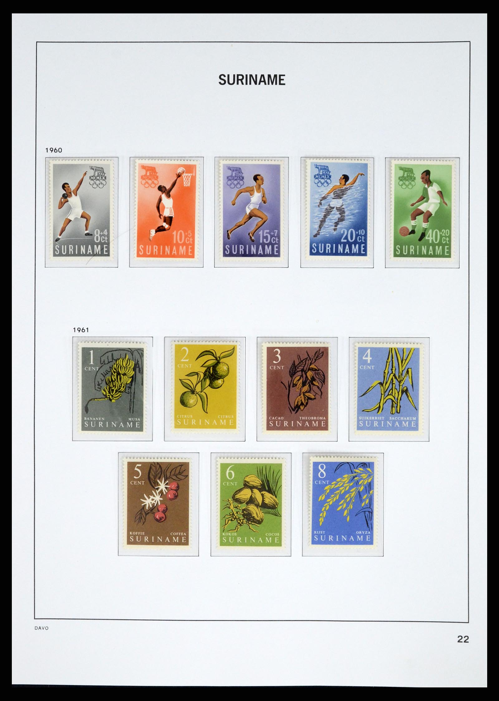 37421 022 - Postzegelverzameling 37421 Suriname 1873-1975.