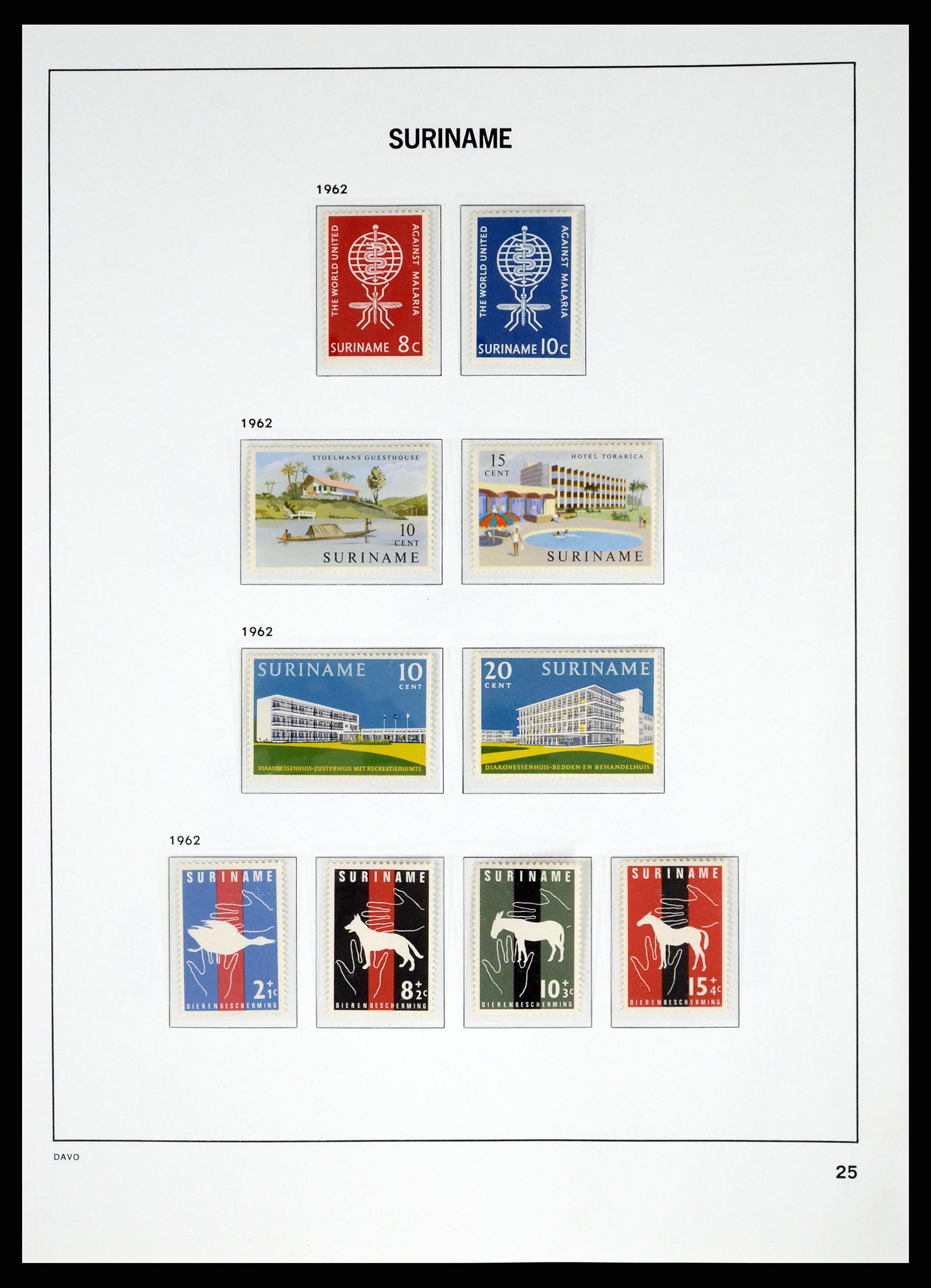 37421 027 - Postzegelverzameling 37421 Suriname 1873-1975.