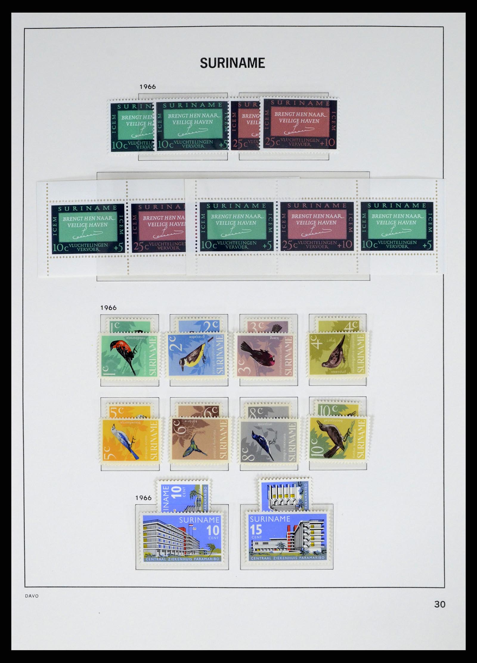 37421 036 - Postzegelverzameling 37421 Suriname 1873-1975.