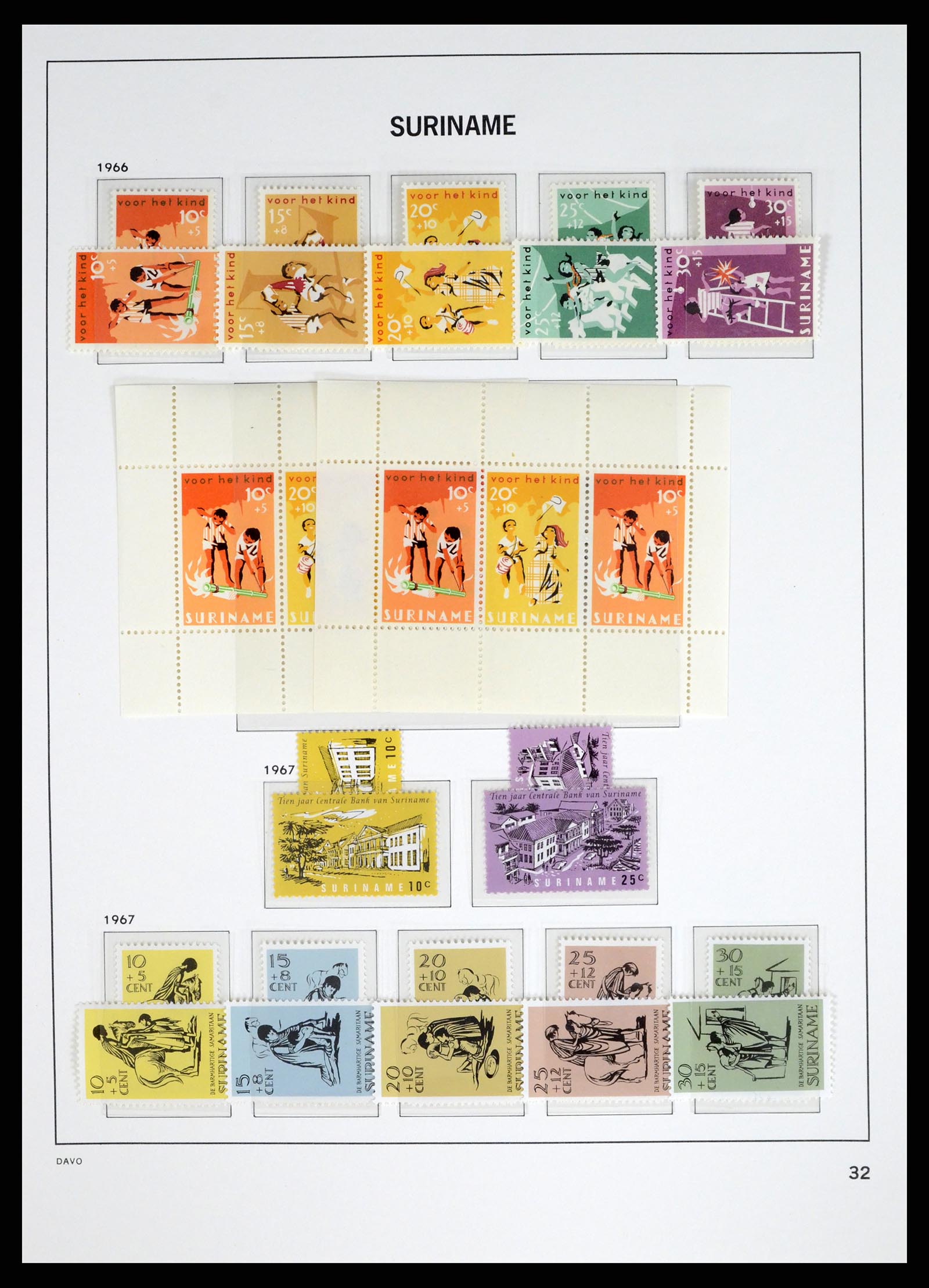 37421 040 - Postzegelverzameling 37421 Suriname 1873-1975.