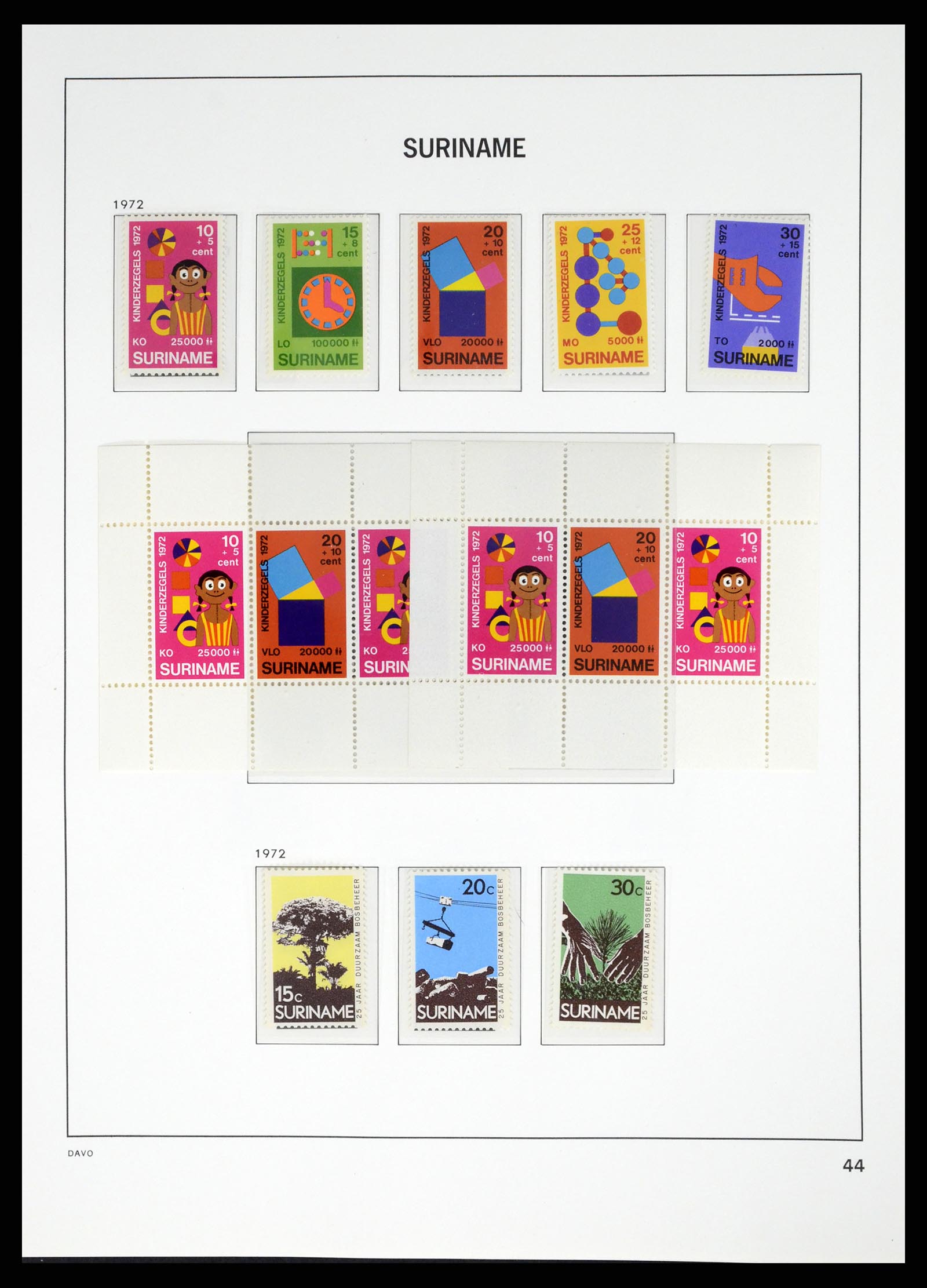 37421 059 - Postzegelverzameling 37421 Suriname 1873-1975.