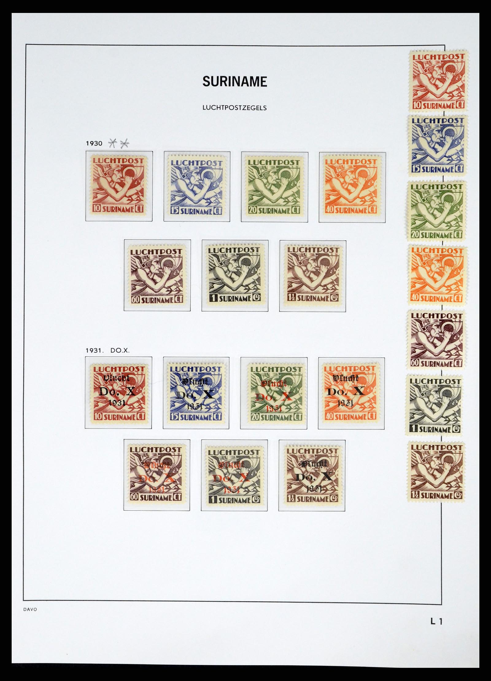 37421 068 - Postzegelverzameling 37421 Suriname 1873-1975.