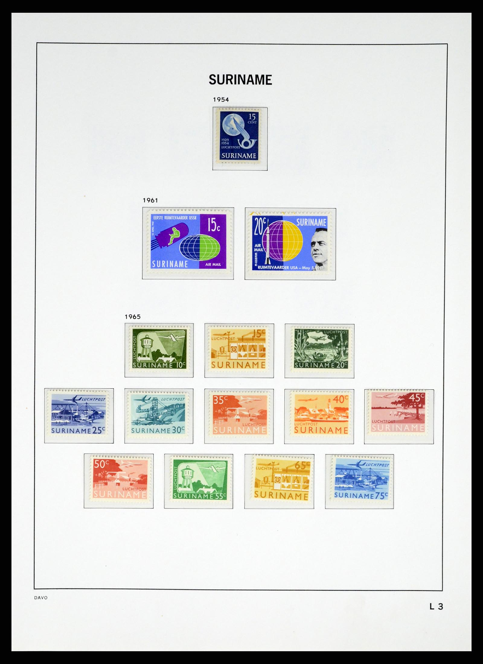 37421 070 - Postzegelverzameling 37421 Suriname 1873-1975.