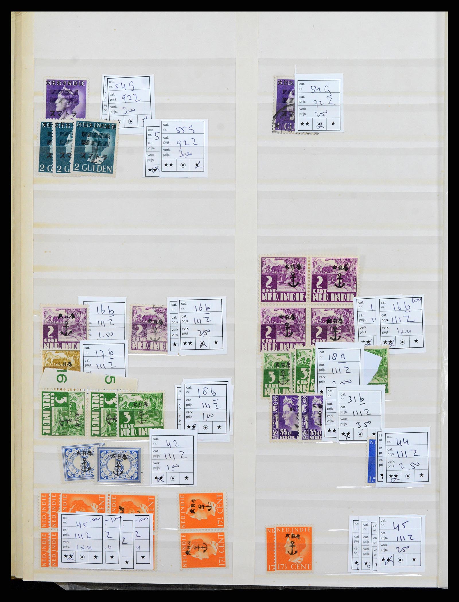 37422 010 - Postzegelverzameling 37422 Japanse bezetting en interim periode Neder