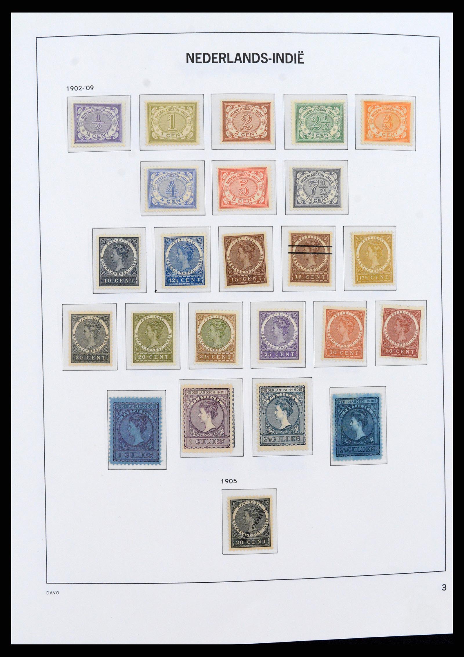 37430 003 - Postzegelverzameling 37430 Nederlands Indië 1864-1962.