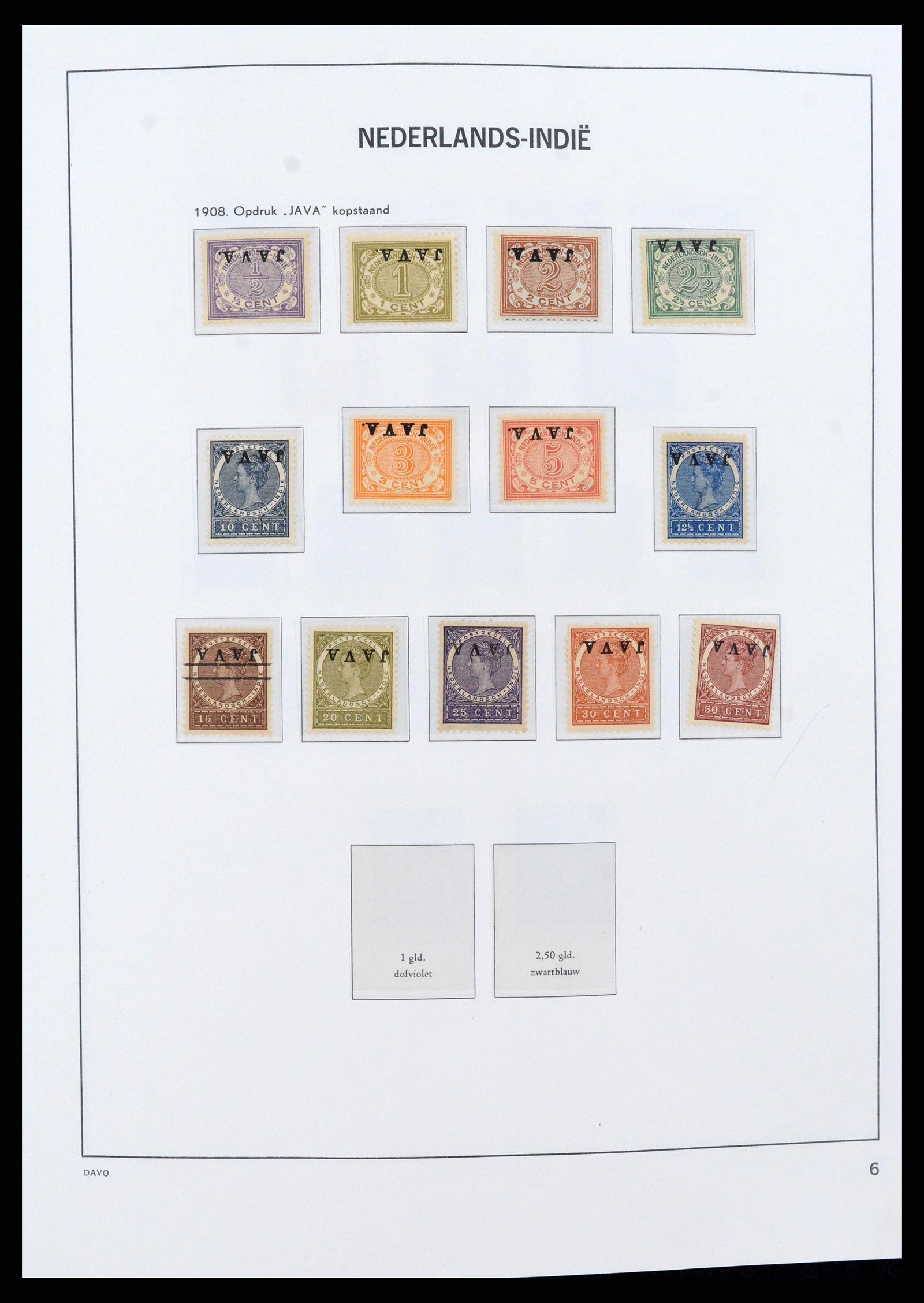 37430 006 - Postzegelverzameling 37430 Nederlands Indië 1864-1962.