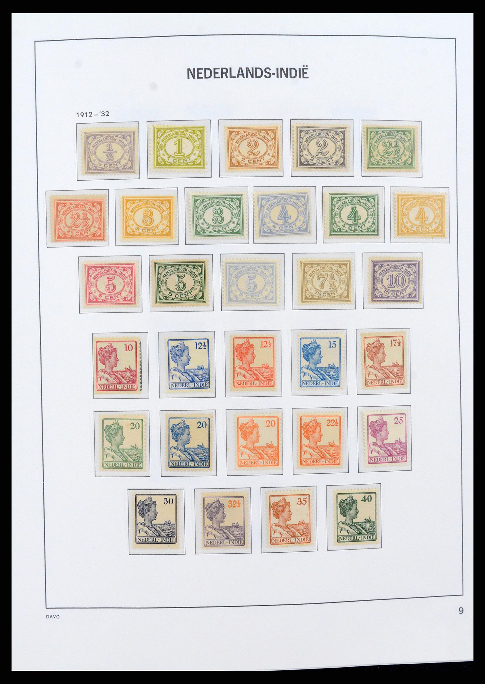 37430 009 - Stamp collection 37430 Dutch Indies 1864-1962.