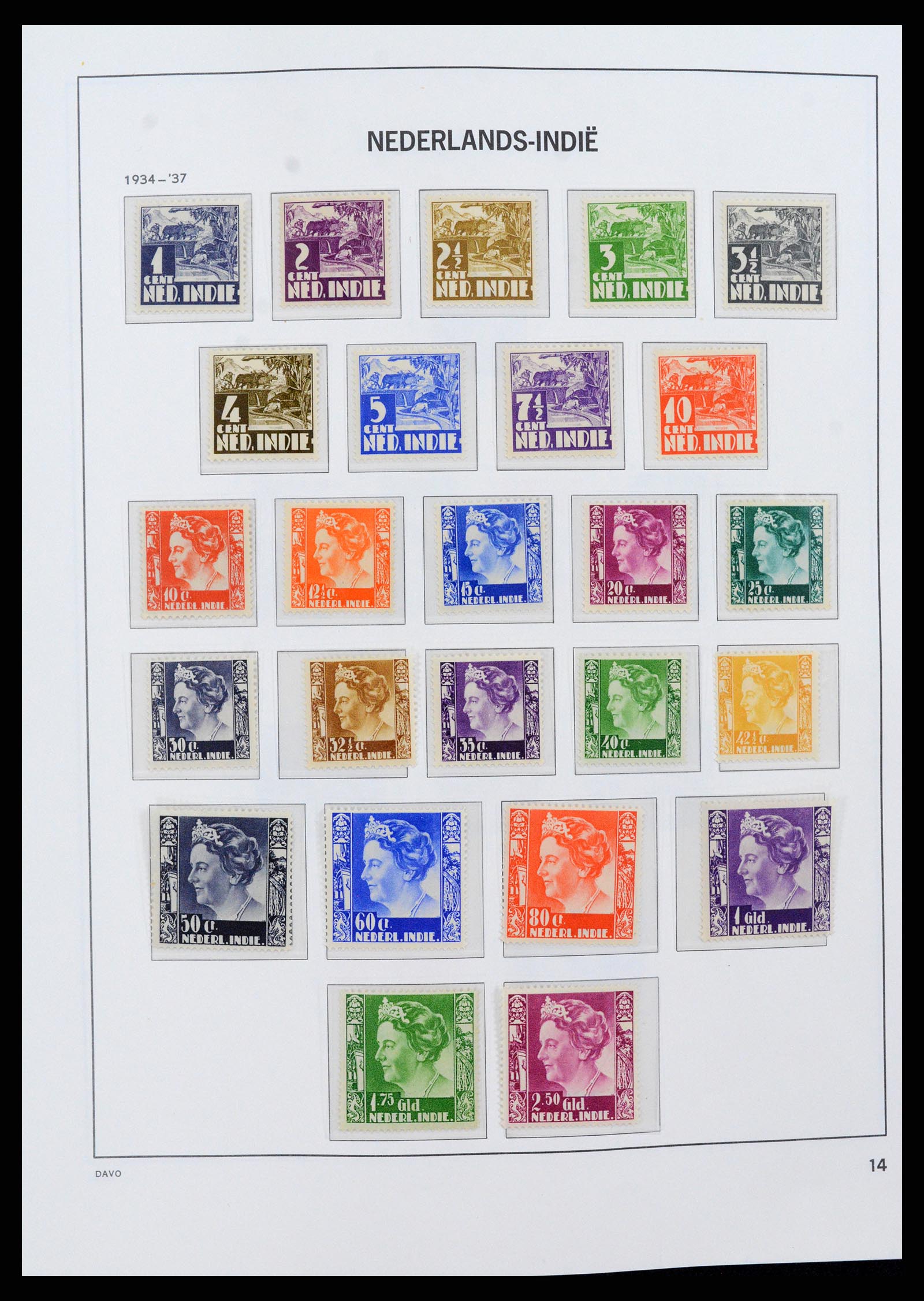 37430 014 - Stamp collection 37430 Dutch Indies 1864-1962.